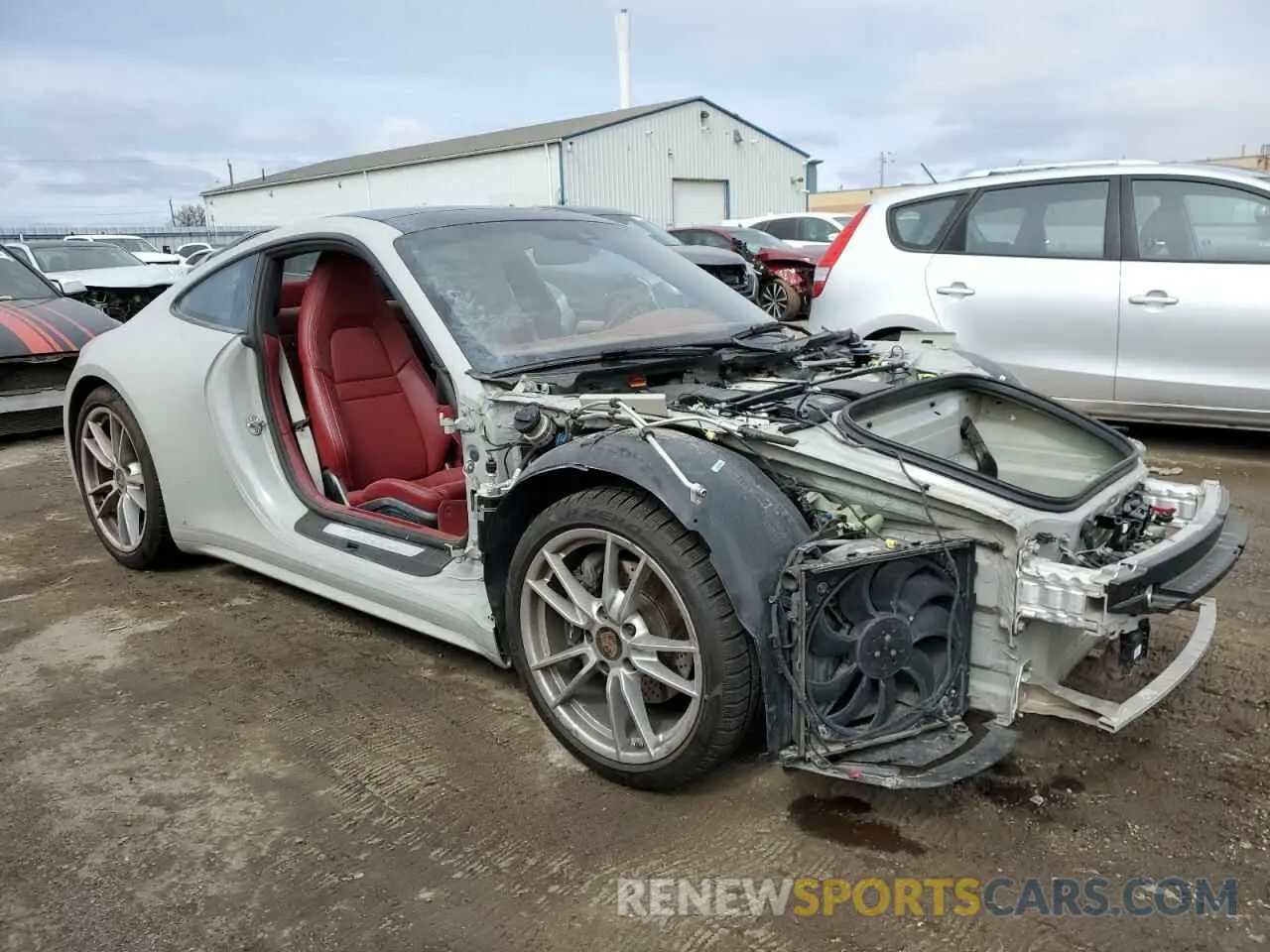 4 Photograph of a damaged car WP0AA2A9XMS205961 PORSCHE 911 2021