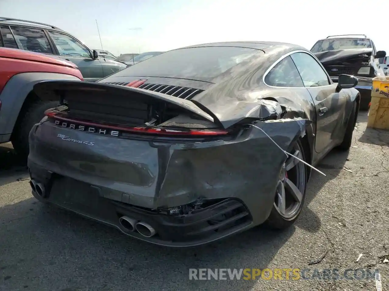 4 Photograph of a damaged car WP0AB2A93MS221612 PORSCHE 911 2021