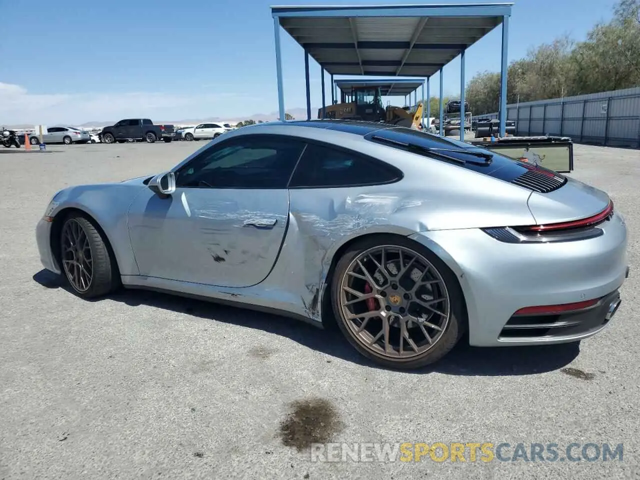 2 Photograph of a damaged car WP0AB2A96MS221121 PORSCHE 911 2021
