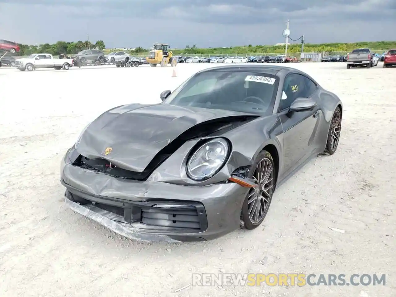 2 Photograph of a damaged car WP0AB2A99MS223090 PORSCHE 911 2021