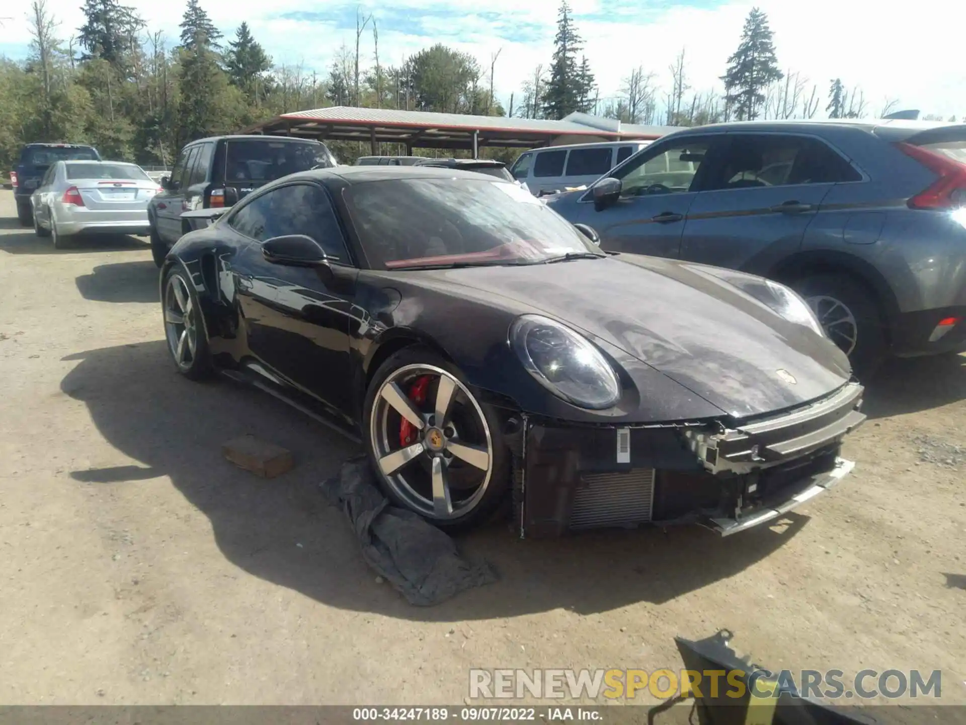 1 Photograph of a damaged car WP0AD2A95MS258560 PORSCHE 911 2021