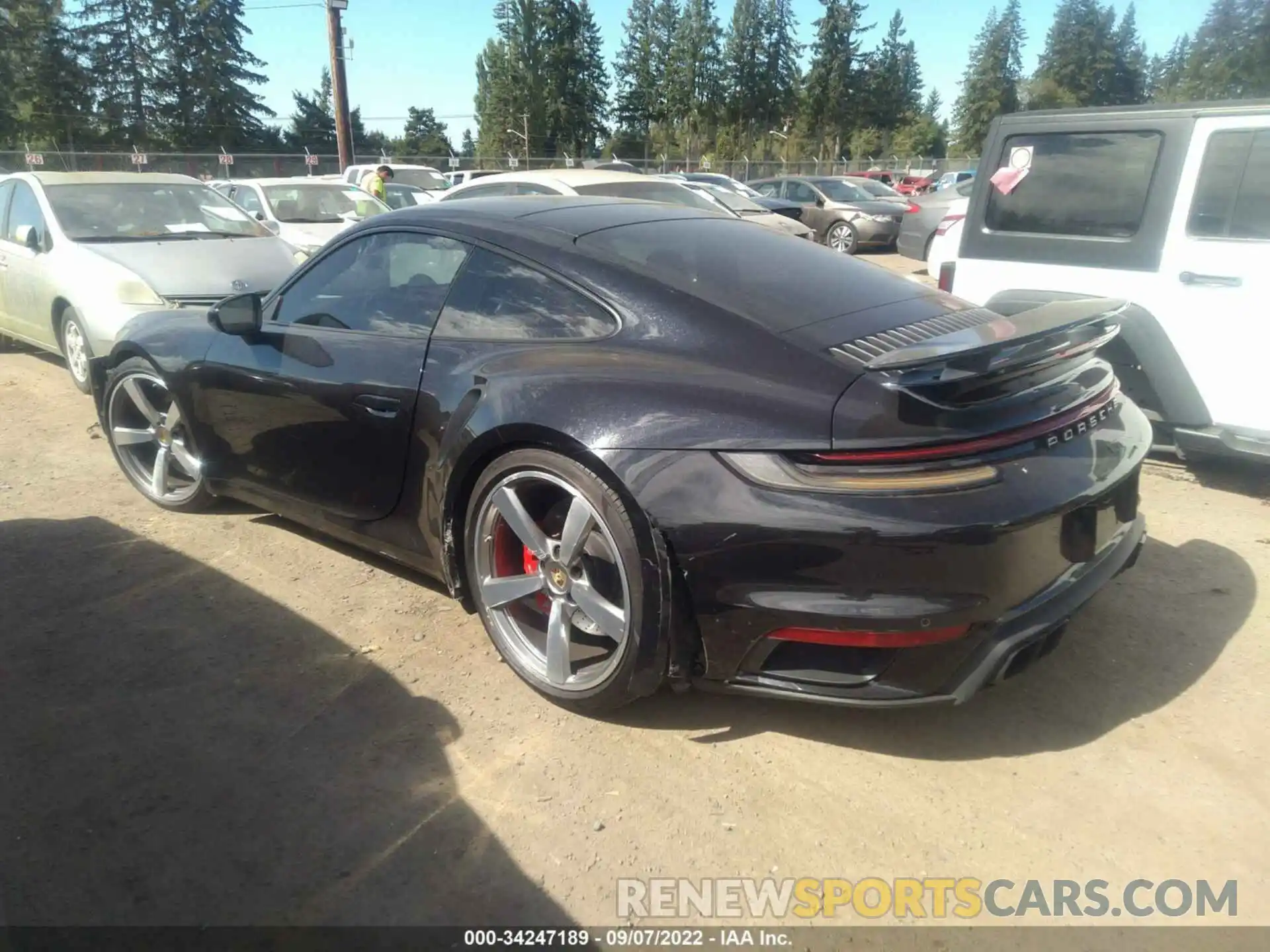 3 Photograph of a damaged car WP0AD2A95MS258560 PORSCHE 911 2021