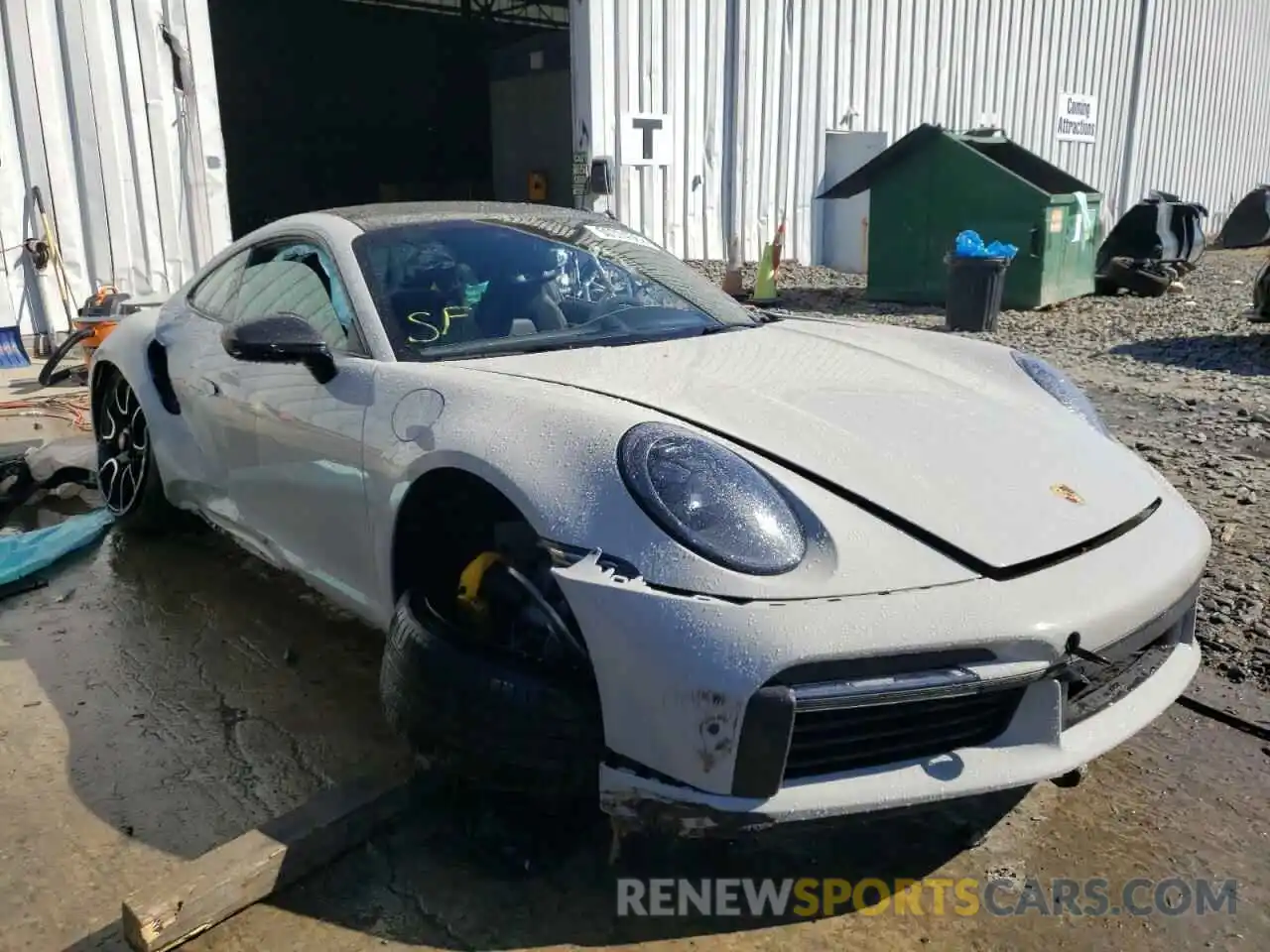 1 Photograph of a damaged car WP0AD2A97MS257538 PORSCHE 911 2021