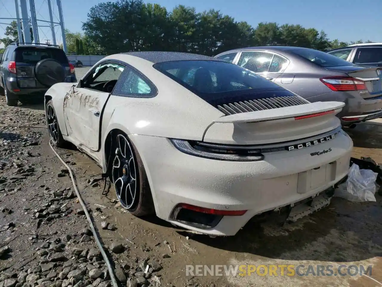 3 Photograph of a damaged car WP0AD2A97MS257538 PORSCHE 911 2021