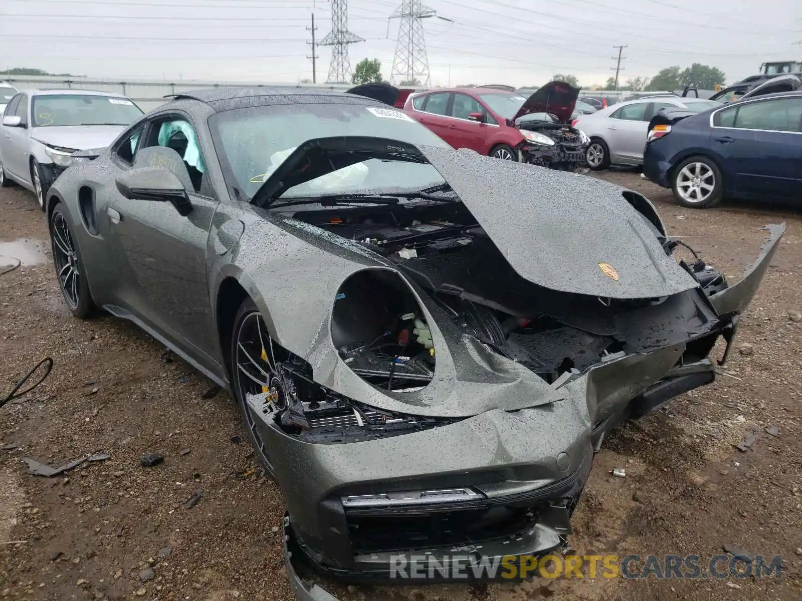 1 Photograph of a damaged car WP0AD2A99MS257427 PORSCHE 911 2021