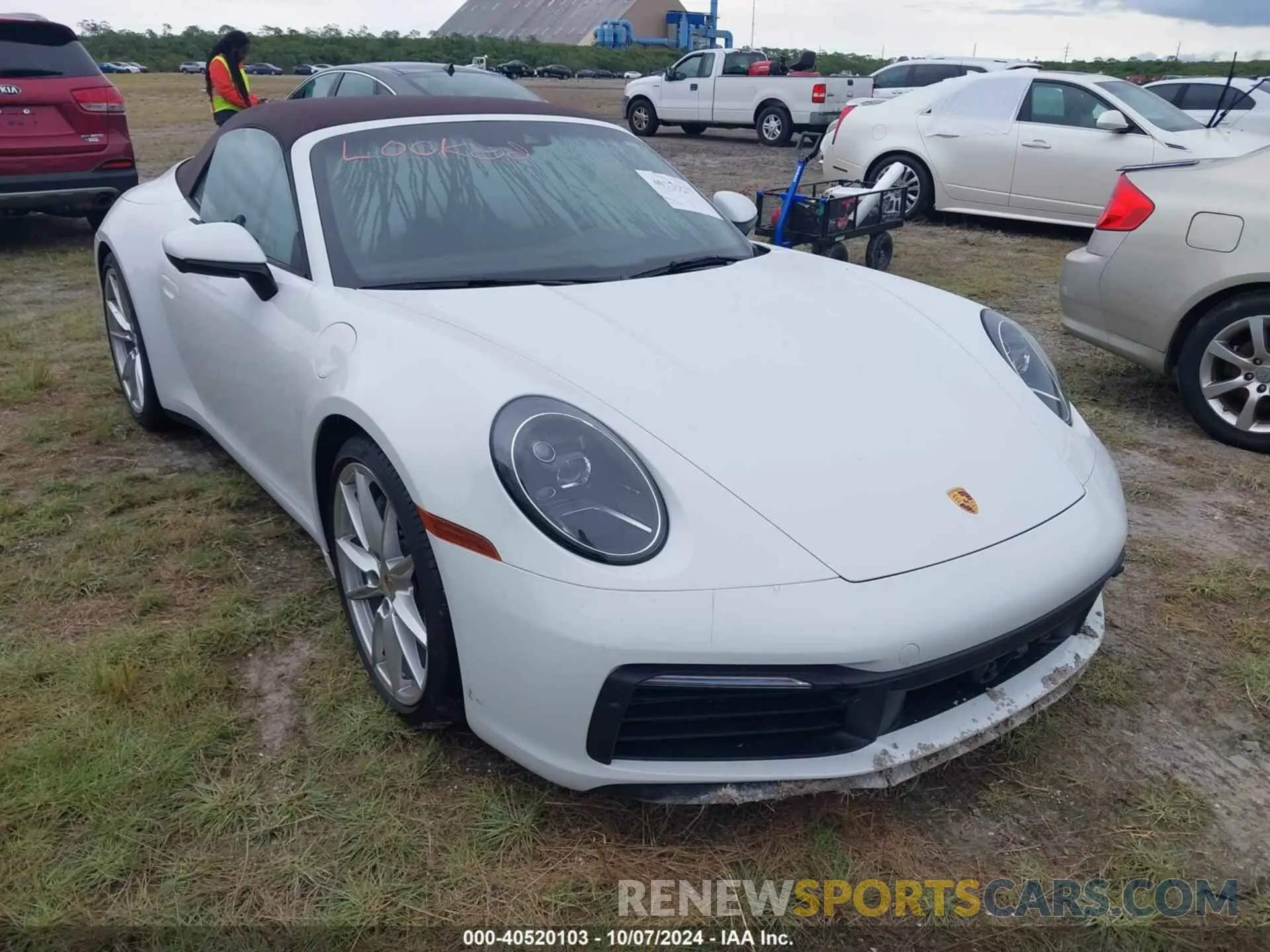 1 Photograph of a damaged car WP0CA2A91MS239859 PORSCHE 911 2021