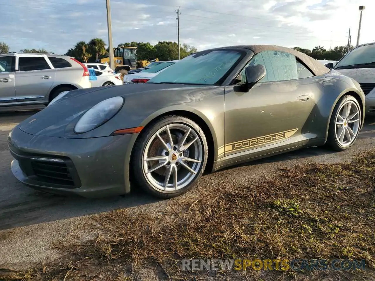 1 Photograph of a damaged car WP0CA2A97MS239655 PORSCHE 911 2021