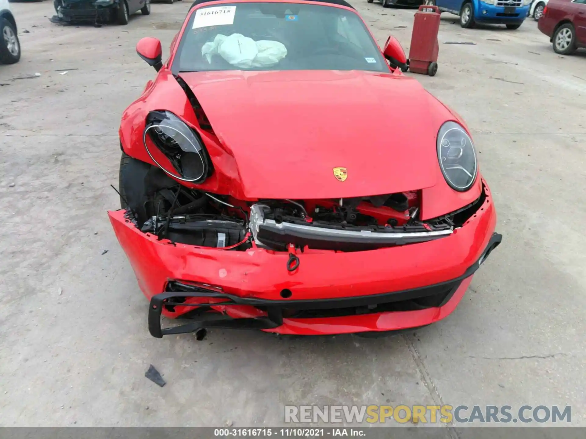 6 Photograph of a damaged car WP0CB2A94MS248133 PORSCHE 911 2021