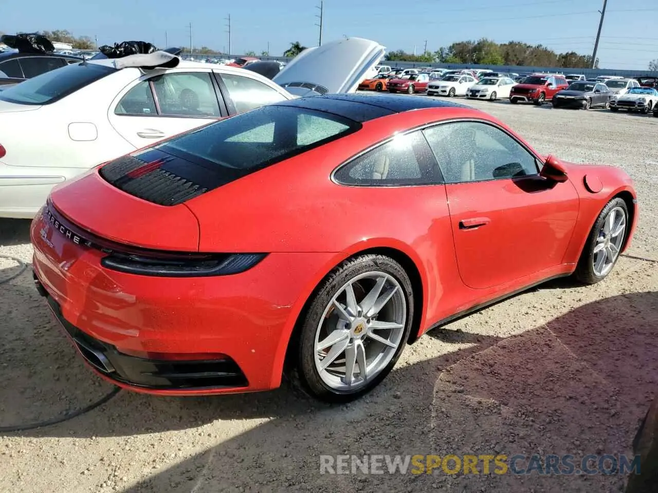 3 Photograph of a damaged car WP0AA2A92NS205440 PORSCHE 911 2022