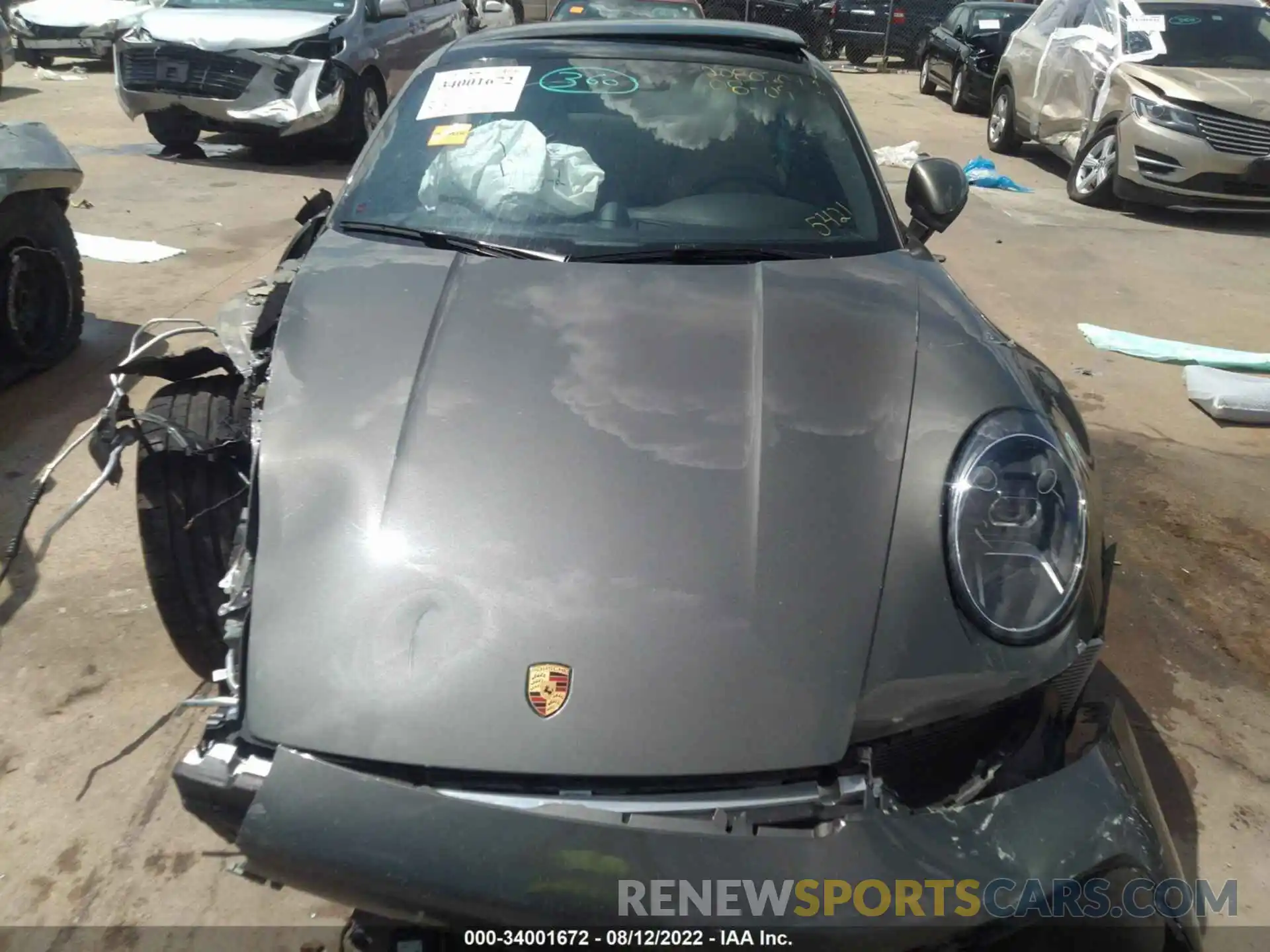 10 Photograph of a damaged car WP0AA2A99NS205421 PORSCHE 911 2022