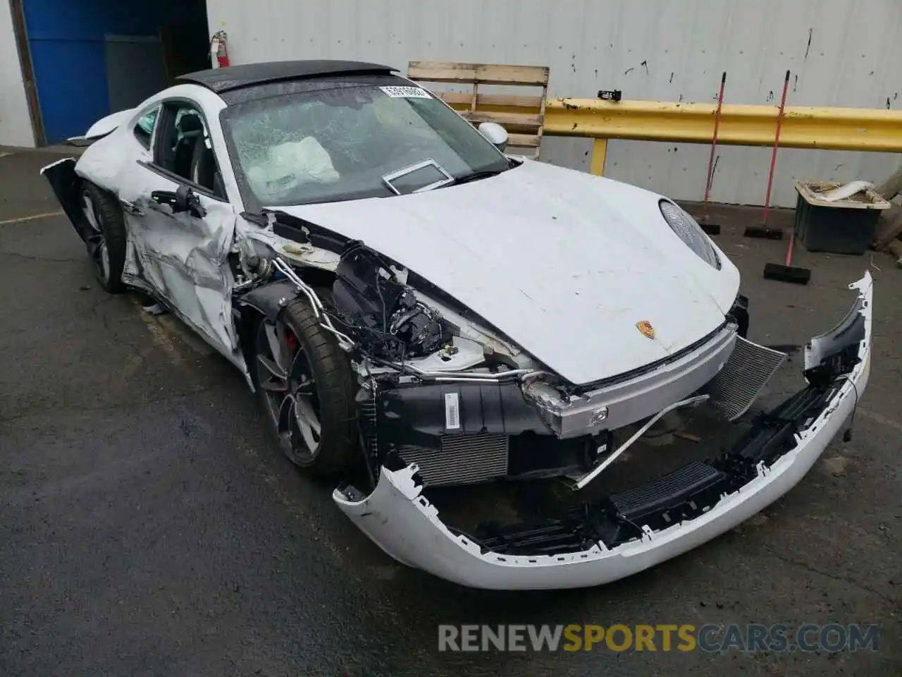 1 Photograph of a damaged car WP0AB2A94NS221829 PORSCHE 911 2022