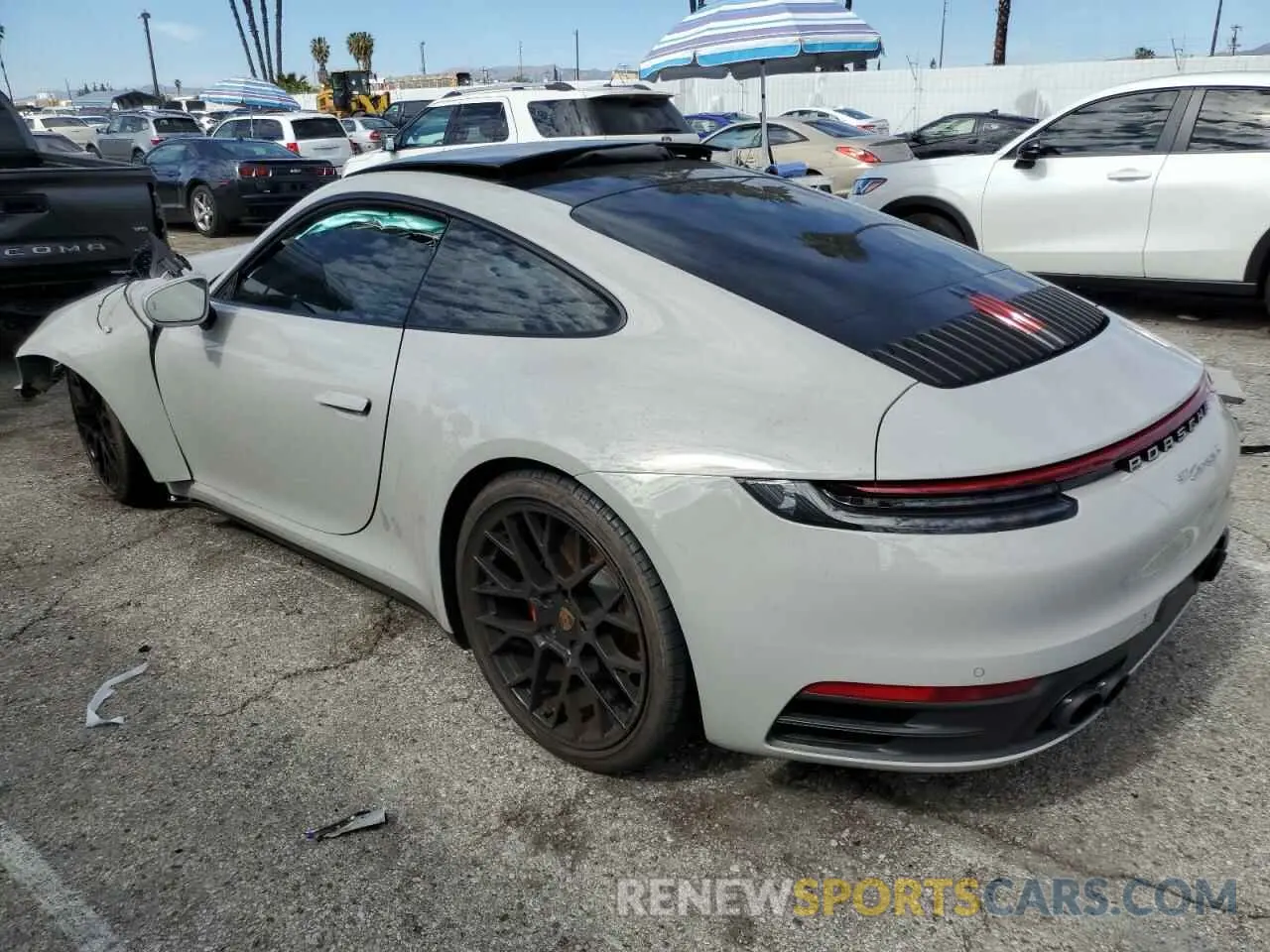 2 Photograph of a damaged car WP0AB2A98NS222790 PORSCHE 911 2022