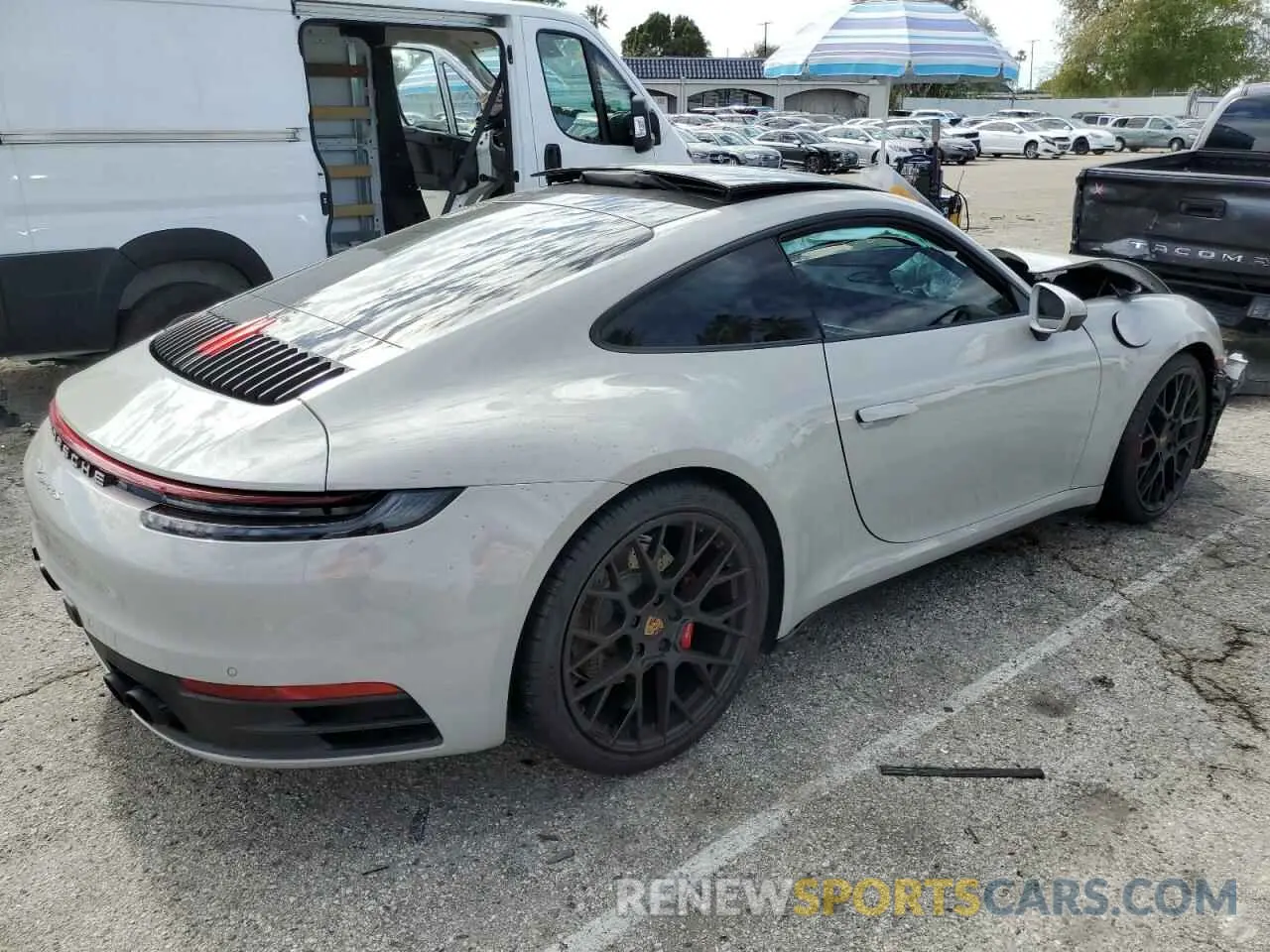 3 Photograph of a damaged car WP0AB2A98NS222790 PORSCHE 911 2022