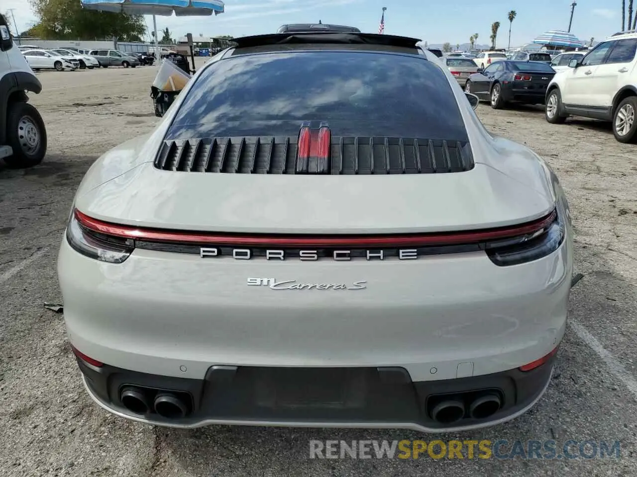 6 Photograph of a damaged car WP0AB2A98NS222790 PORSCHE 911 2022
