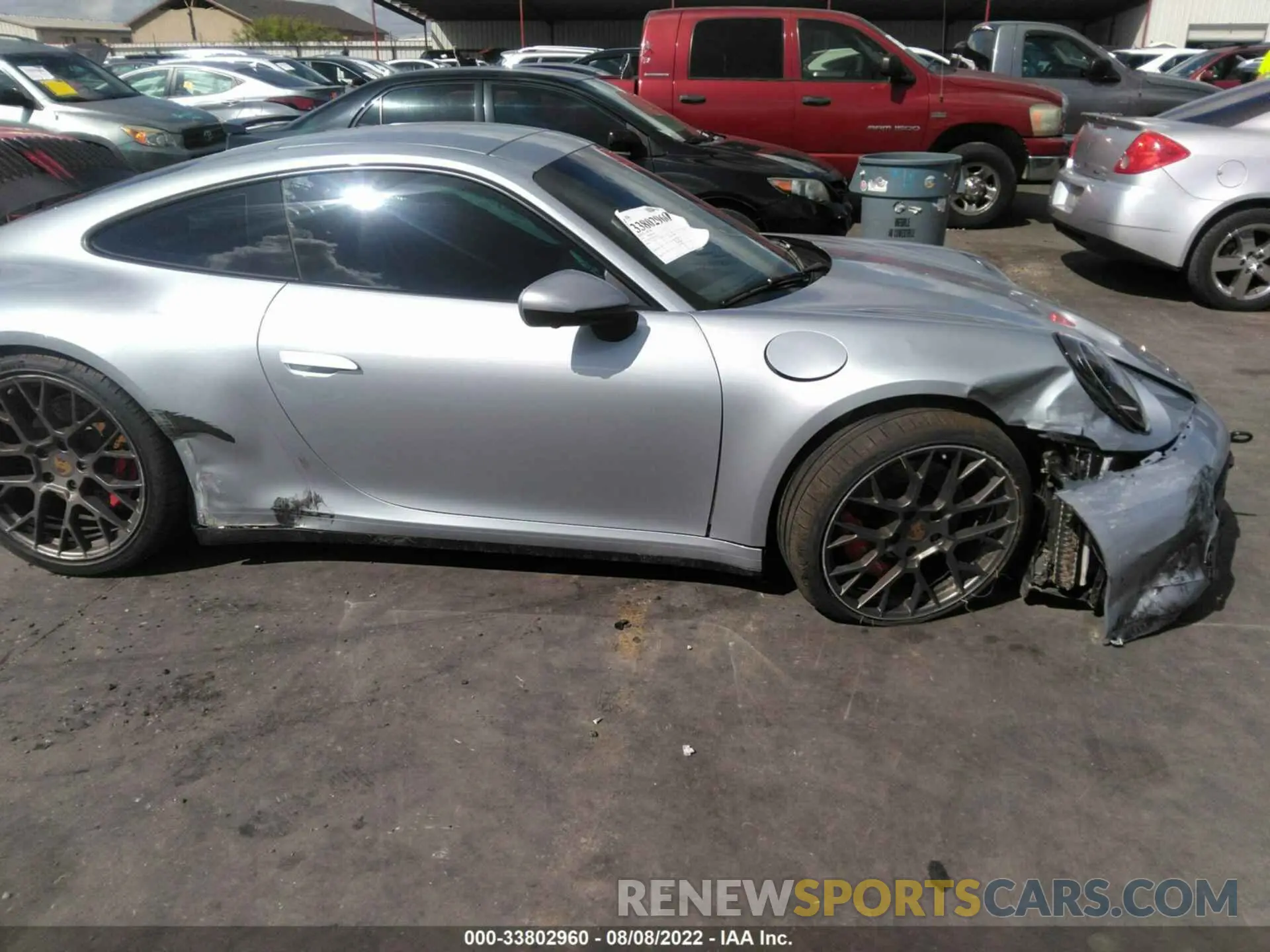 6 Photograph of a damaged car WP0AB2A9XNS221074 PORSCHE 911 2022