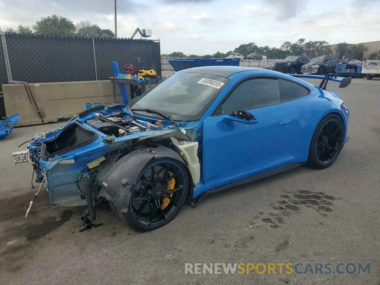 1 Photograph of a damaged car WP0AC2A98NS268262 PORSCHE 911 2022