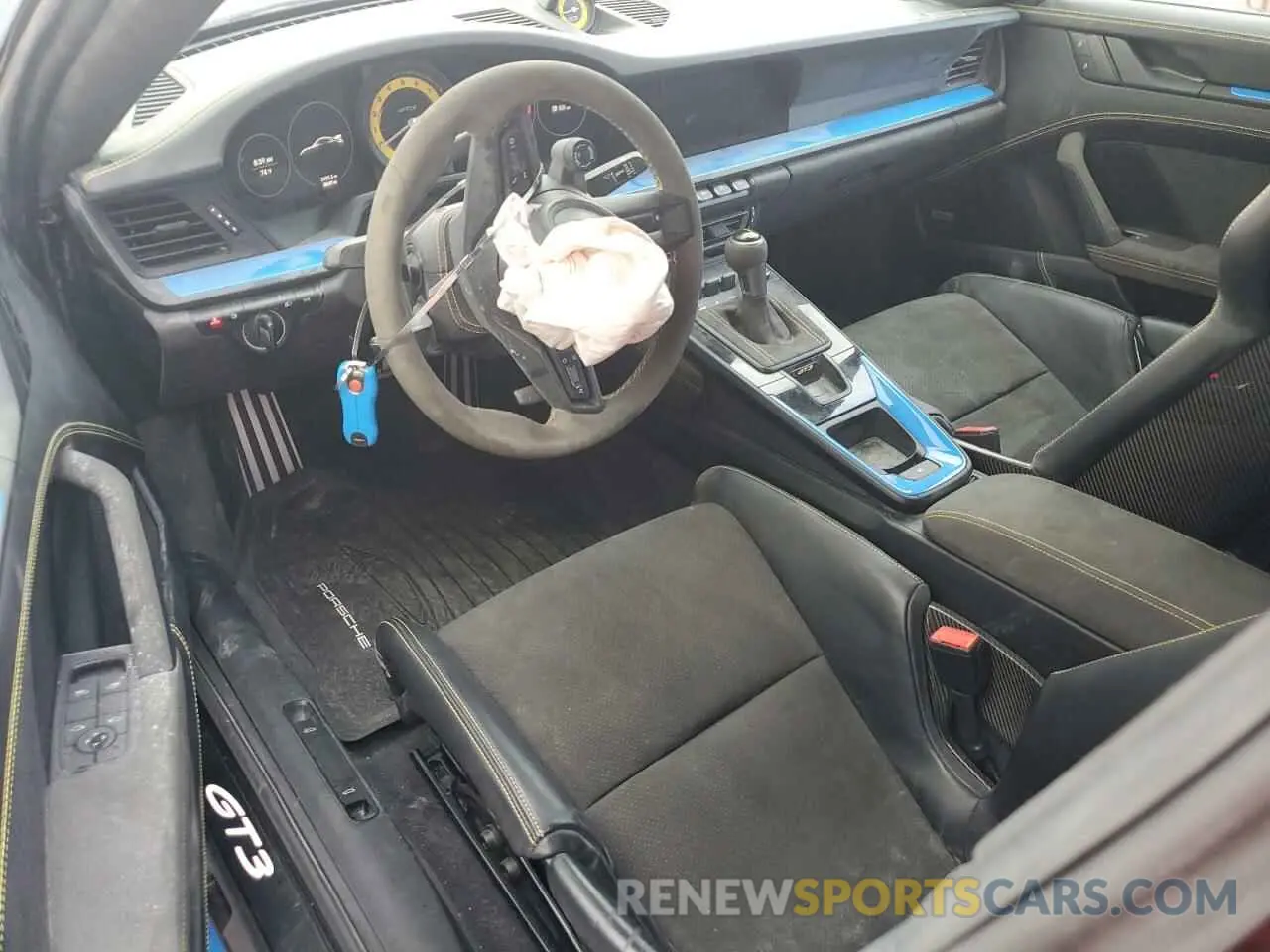 8 Photograph of a damaged car WP0AC2A98NS268262 PORSCHE 911 2022