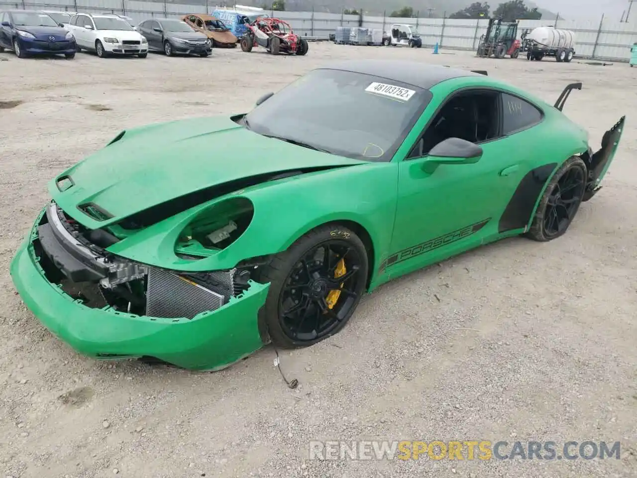 2 Photograph of a damaged car WP0AC2A98NS268844 PORSCHE 911 2022