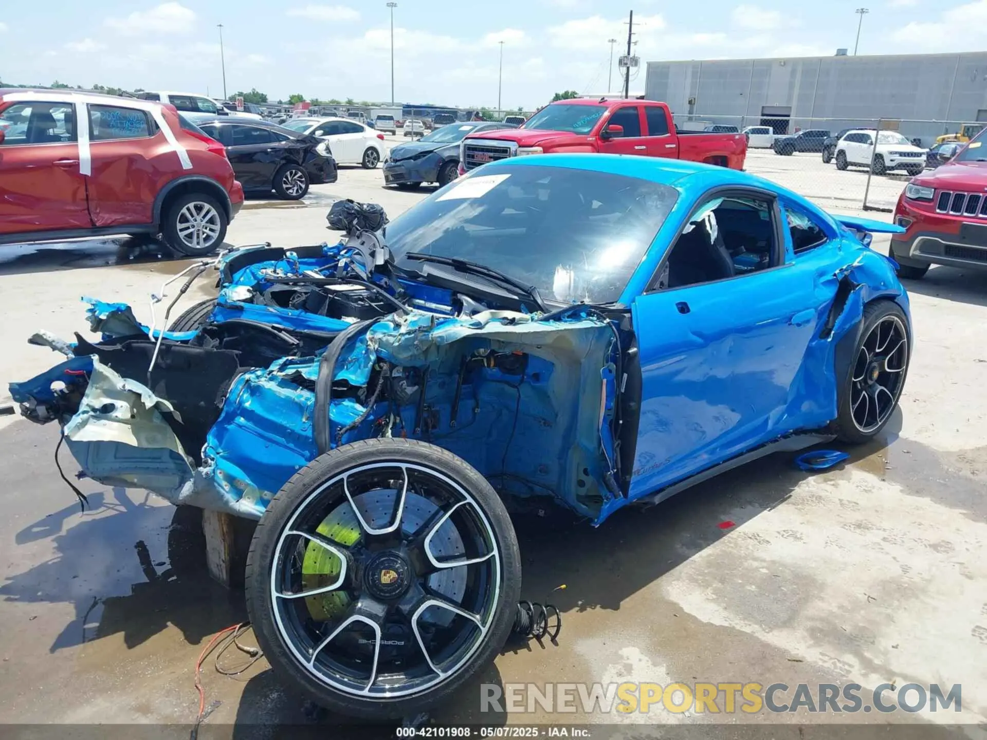 2 Photograph of a damaged car WP0AD2A92NS254256 PORSCHE 911 2022