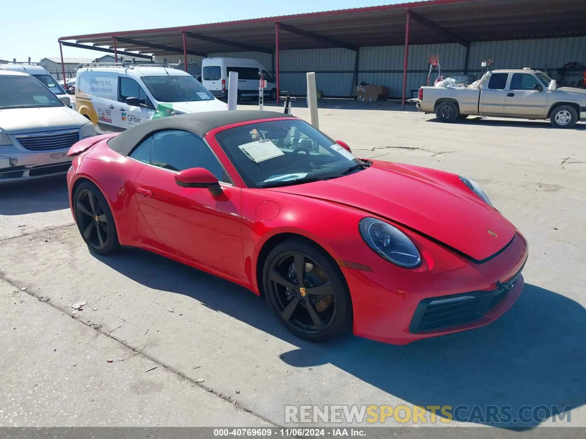 1 Photograph of a damaged car WP0CA2A91NS236462 PORSCHE 911 2022