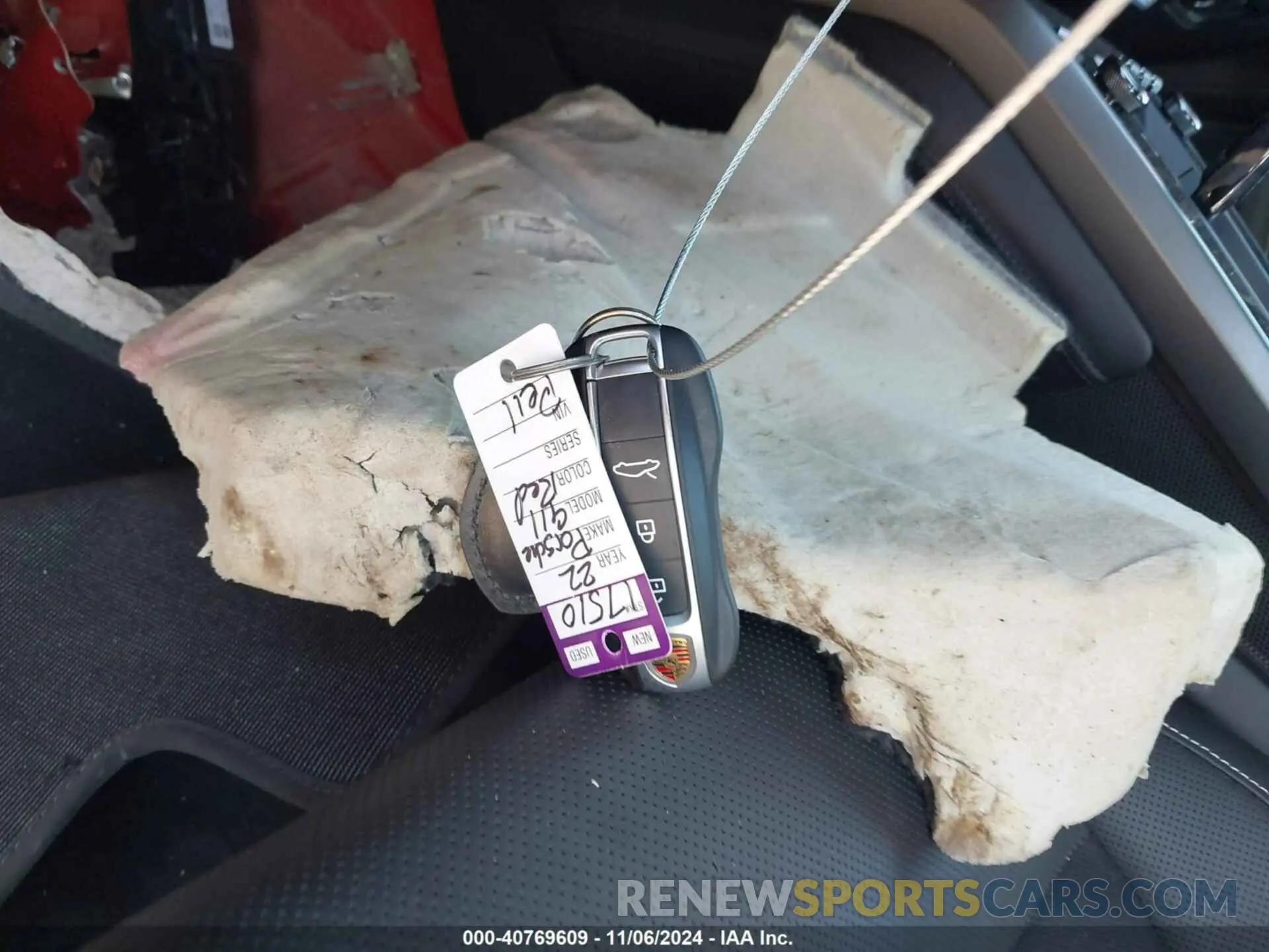 11 Photograph of a damaged car WP0CA2A91NS236462 PORSCHE 911 2022