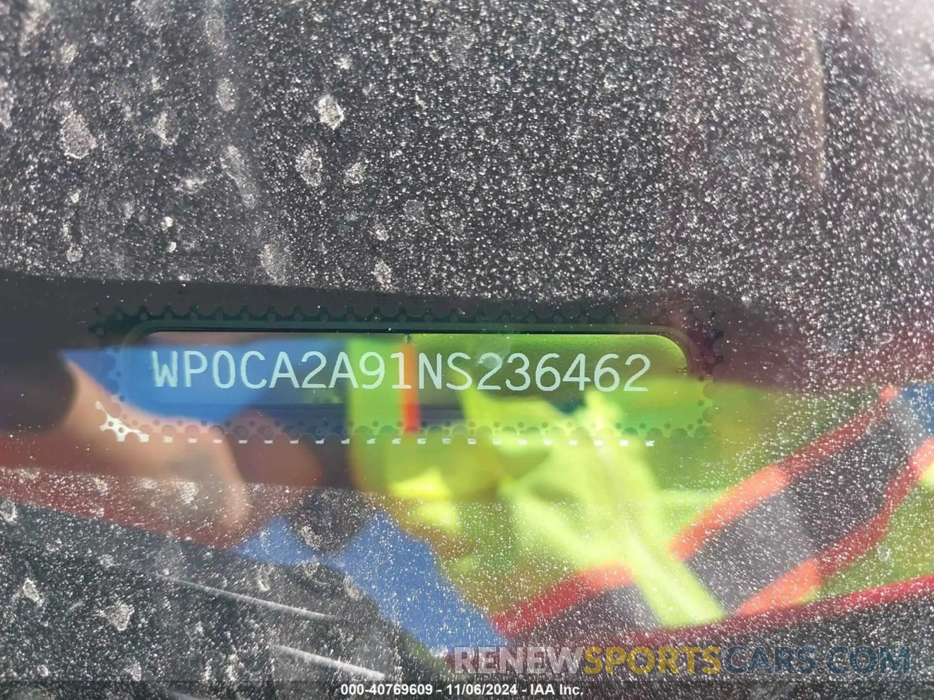 9 Photograph of a damaged car WP0CA2A91NS236462 PORSCHE 911 2022