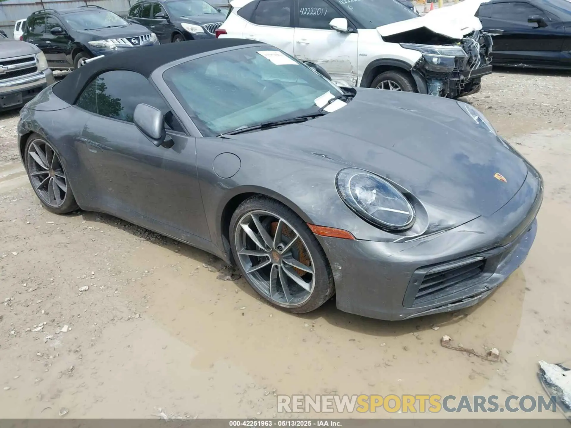 1 Photograph of a damaged car WP0CA2A98NS236295 PORSCHE 911 2022
