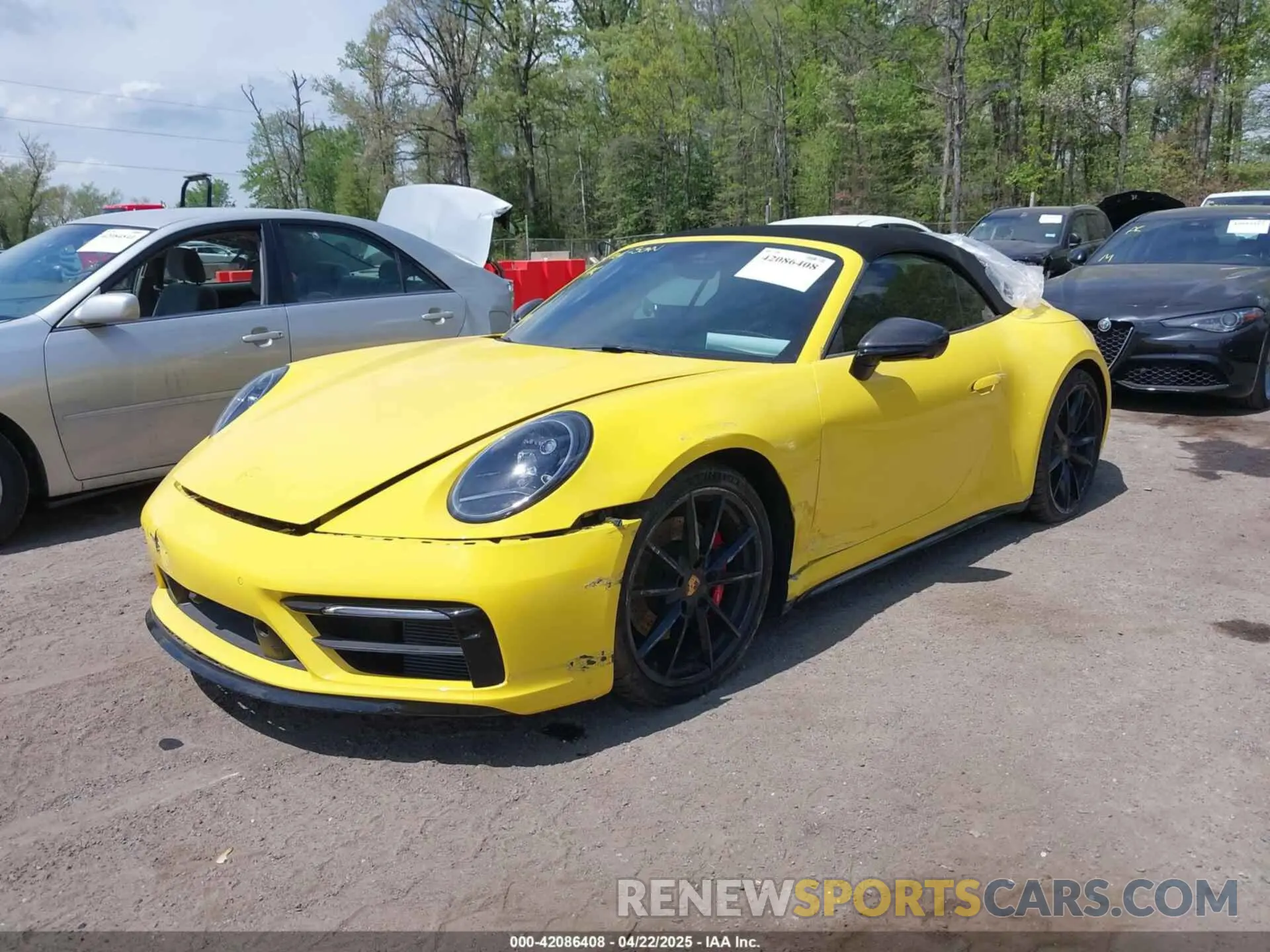 2 Photograph of a damaged car WP0CB2A92NS245314 PORSCHE 911 2022