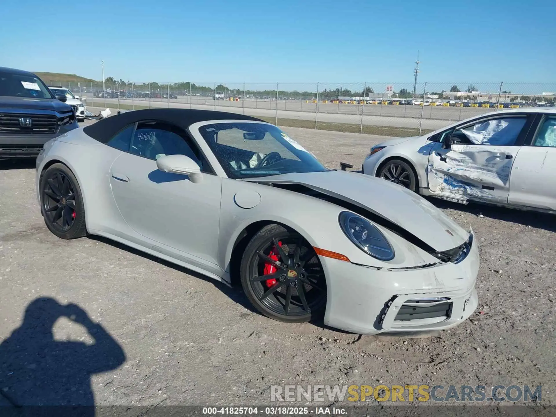 1 Photograph of a damaged car WP0CB2A95NS244660 PORSCHE 911 2022