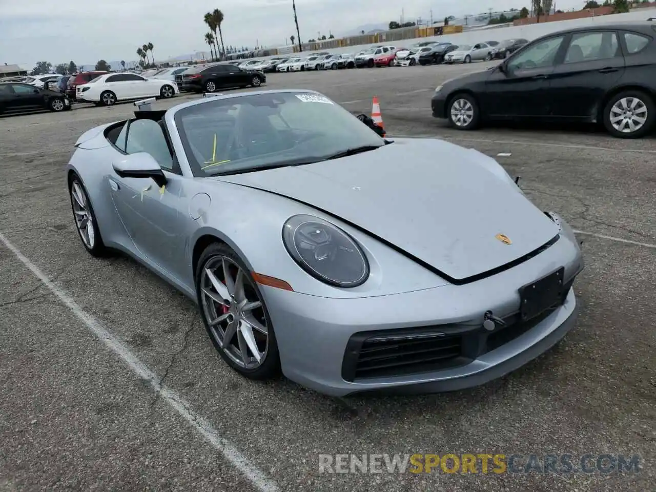 1 Photograph of a damaged car WP0CB2A96NS244568 PORSCHE 911 2022