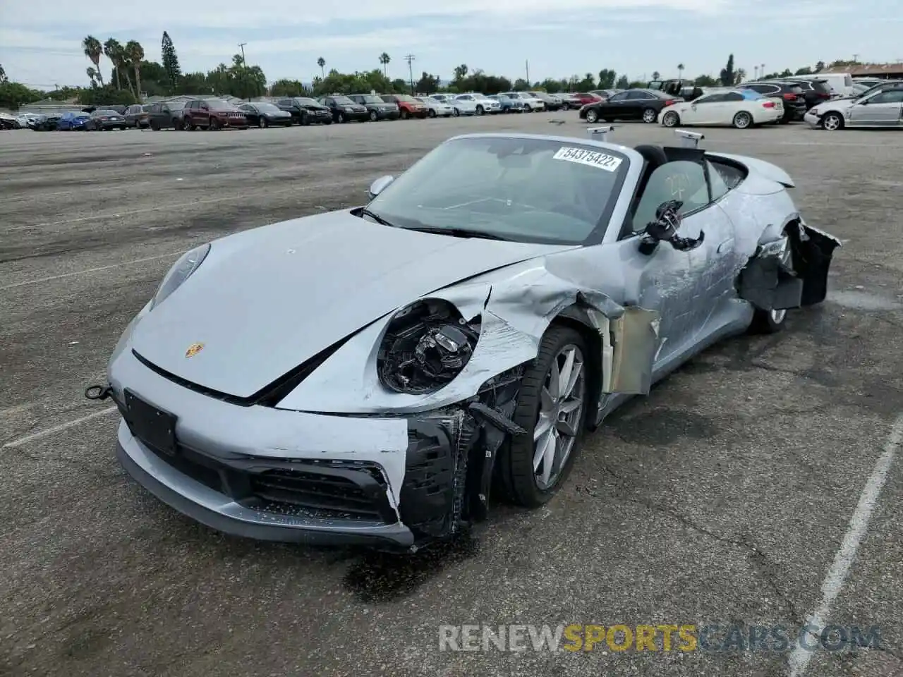 2 Photograph of a damaged car WP0CB2A96NS244568 PORSCHE 911 2022