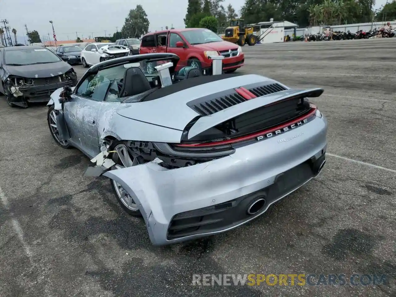 3 Photograph of a damaged car WP0CB2A96NS244568 PORSCHE 911 2022