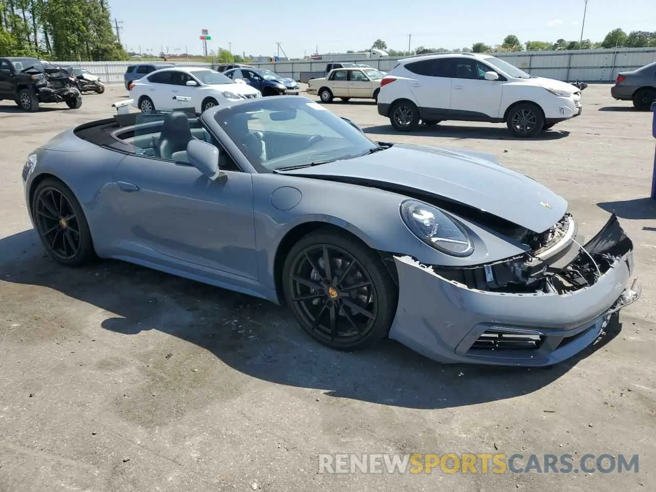 4 Photograph of a damaged car WP0CA2A9XPS238259 PORSCHE 911 2023