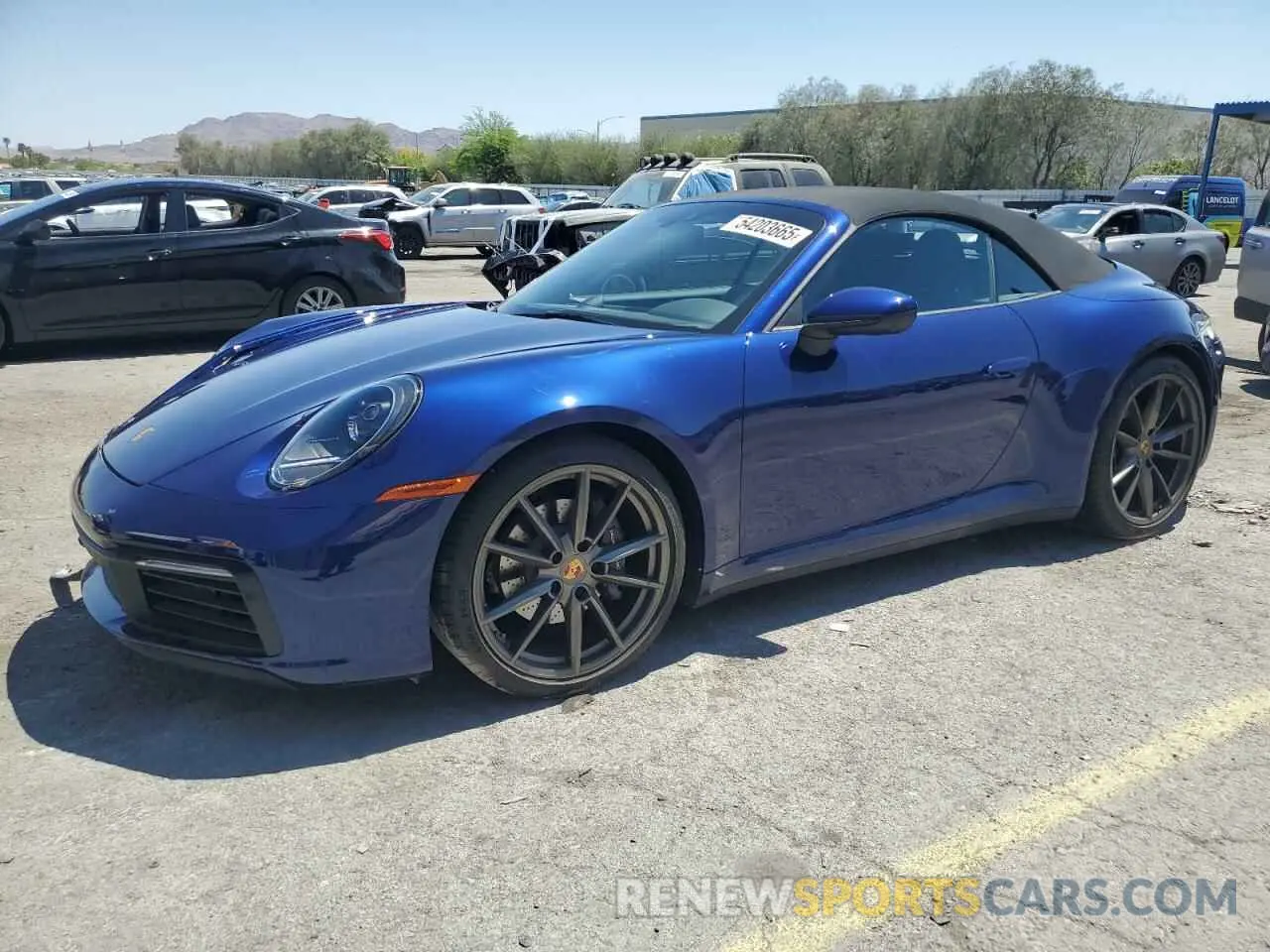 1 Photograph of a damaged car WP0CA2A9XPS238505 PORSCHE 911 2023