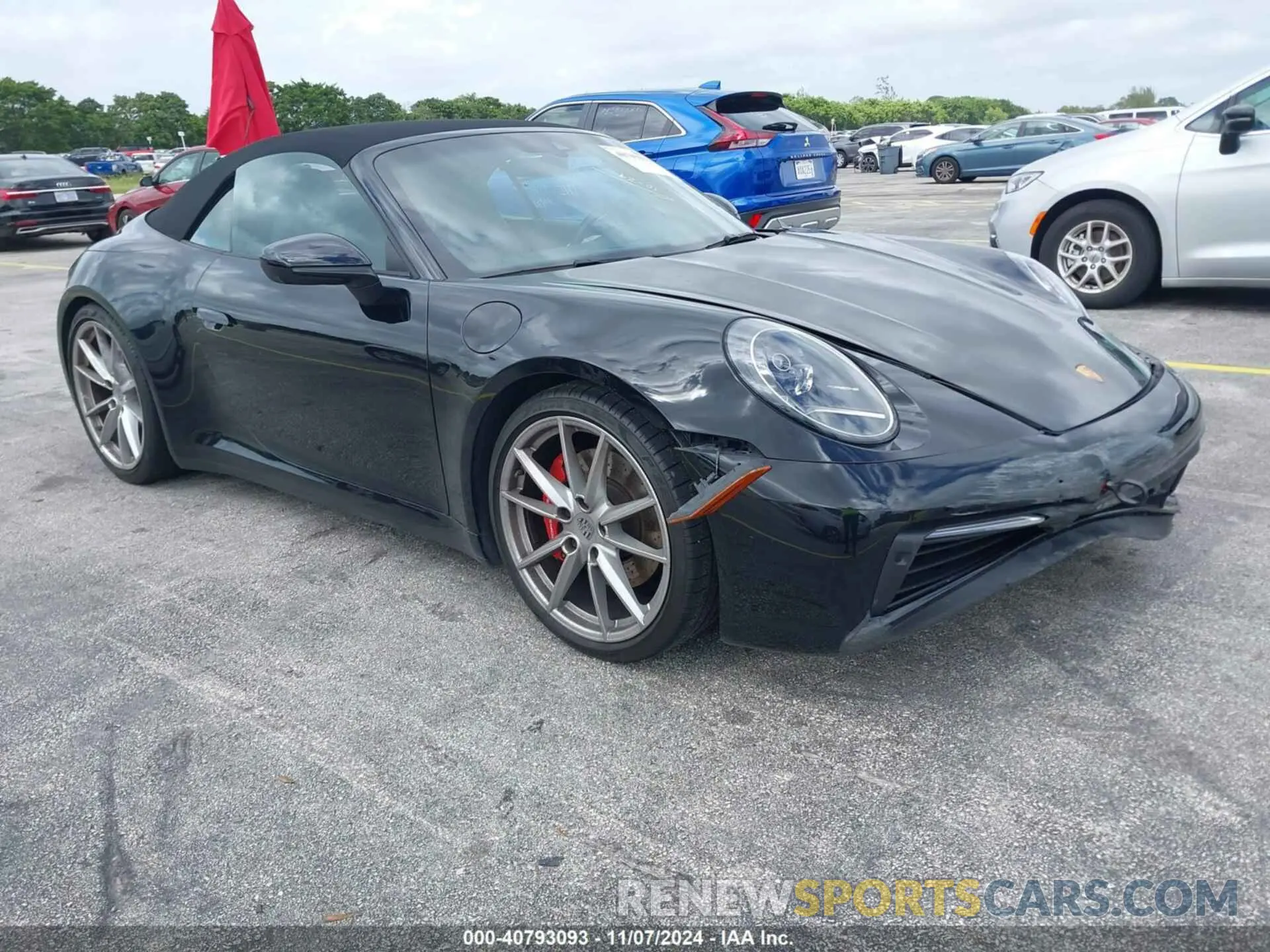 1 Photograph of a damaged car WP0CB2A91PS247039 PORSCHE 911 2023