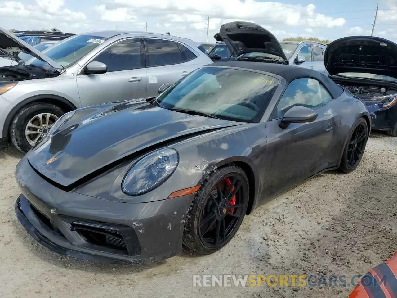 1 Photograph of a damaged car WP0CB2A97PS247692 PORSCHE 911 2023