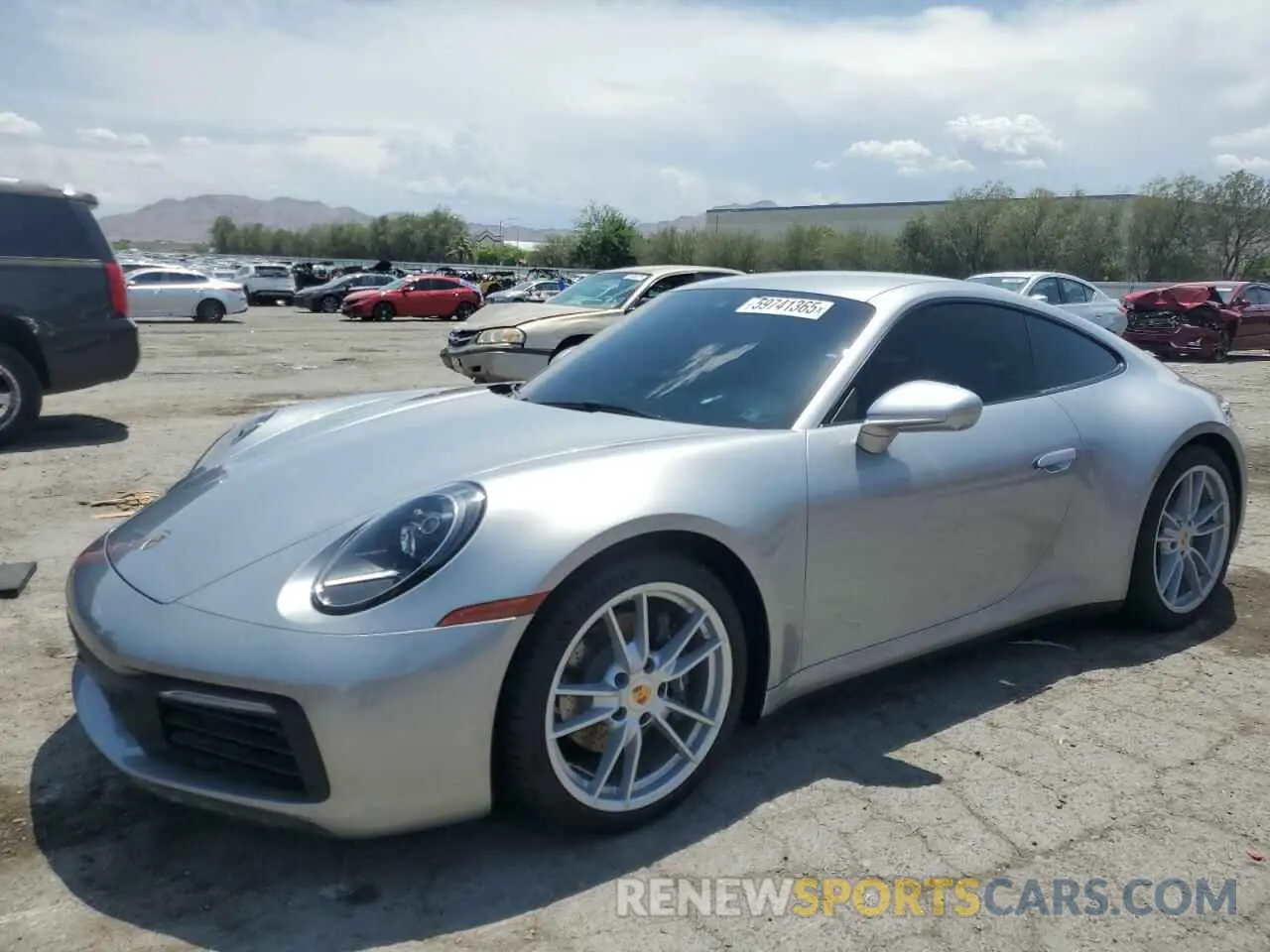 1 Photograph of a damaged car WP0AA2A90RS210058 PORSCHE 911 2024
