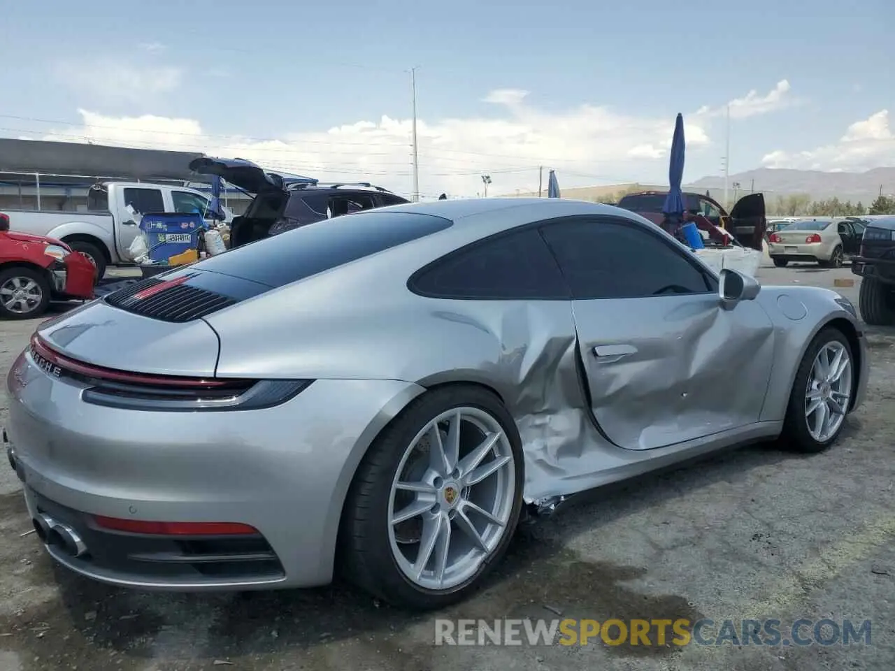 3 Photograph of a damaged car WP0AA2A90RS210058 PORSCHE 911 2024