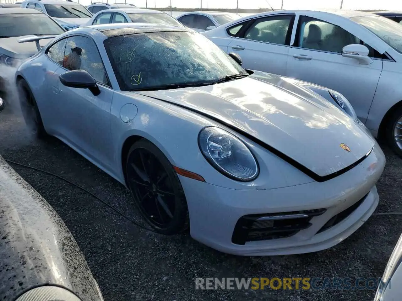 4 Photograph of a damaged car WP0AA2A9XRS210035 PORSCHE 911 2024