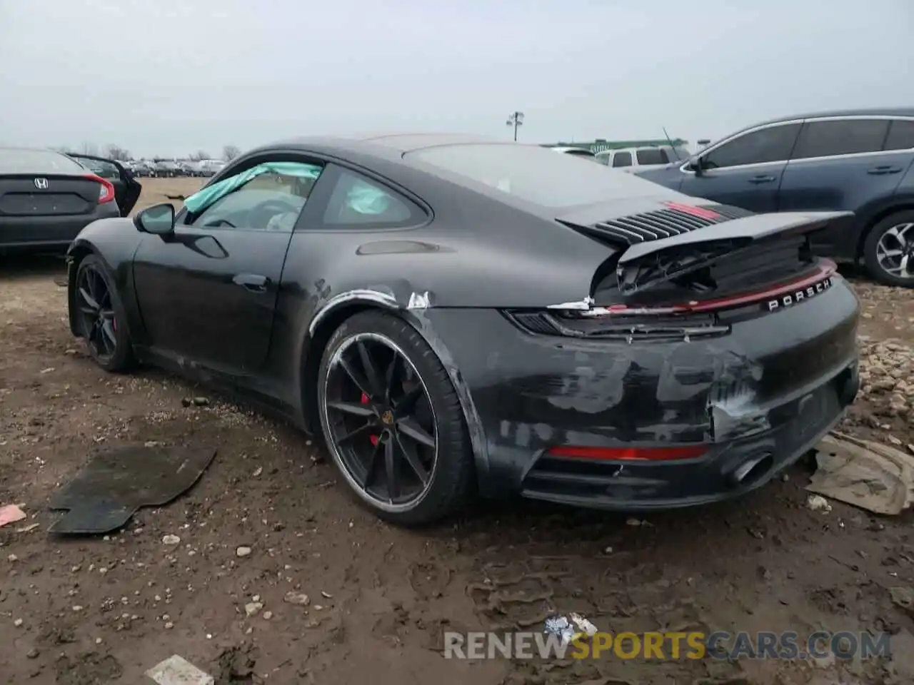 2 Photograph of a damaged car WP0AB2A91RS221468 PORSCHE 911 2024