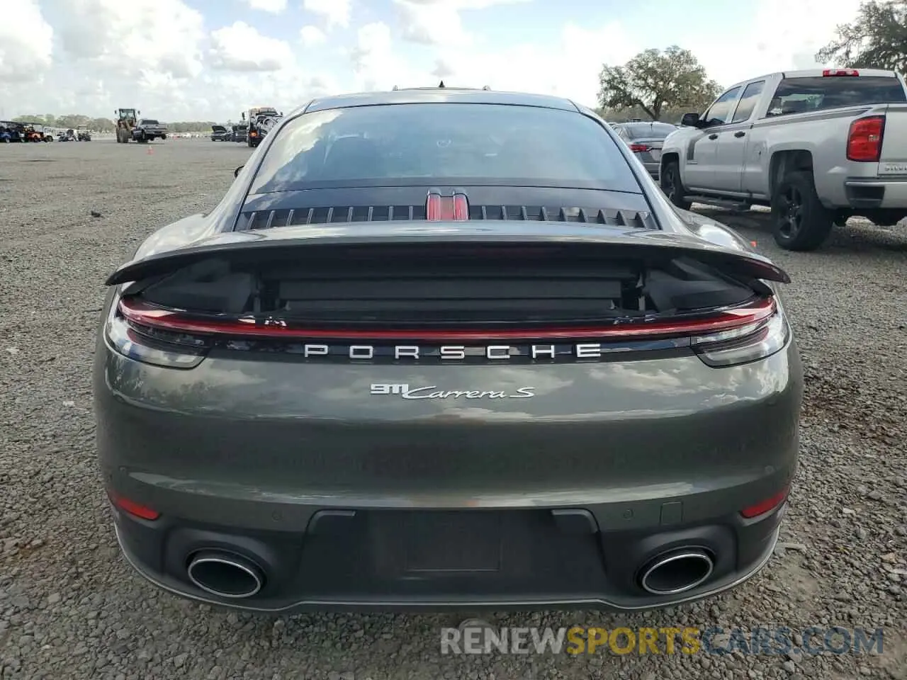 6 Photograph of a damaged car WP0AB2A94RS219603 PORSCHE 911 2024
