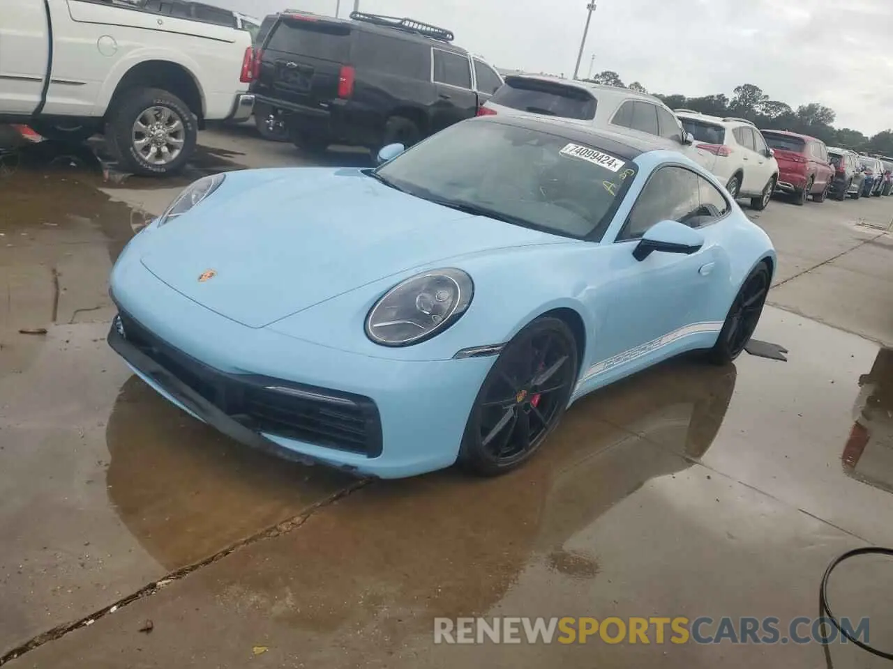 1 Photograph of a damaged car WP0AB2A97RS220521 PORSCHE 911 2024