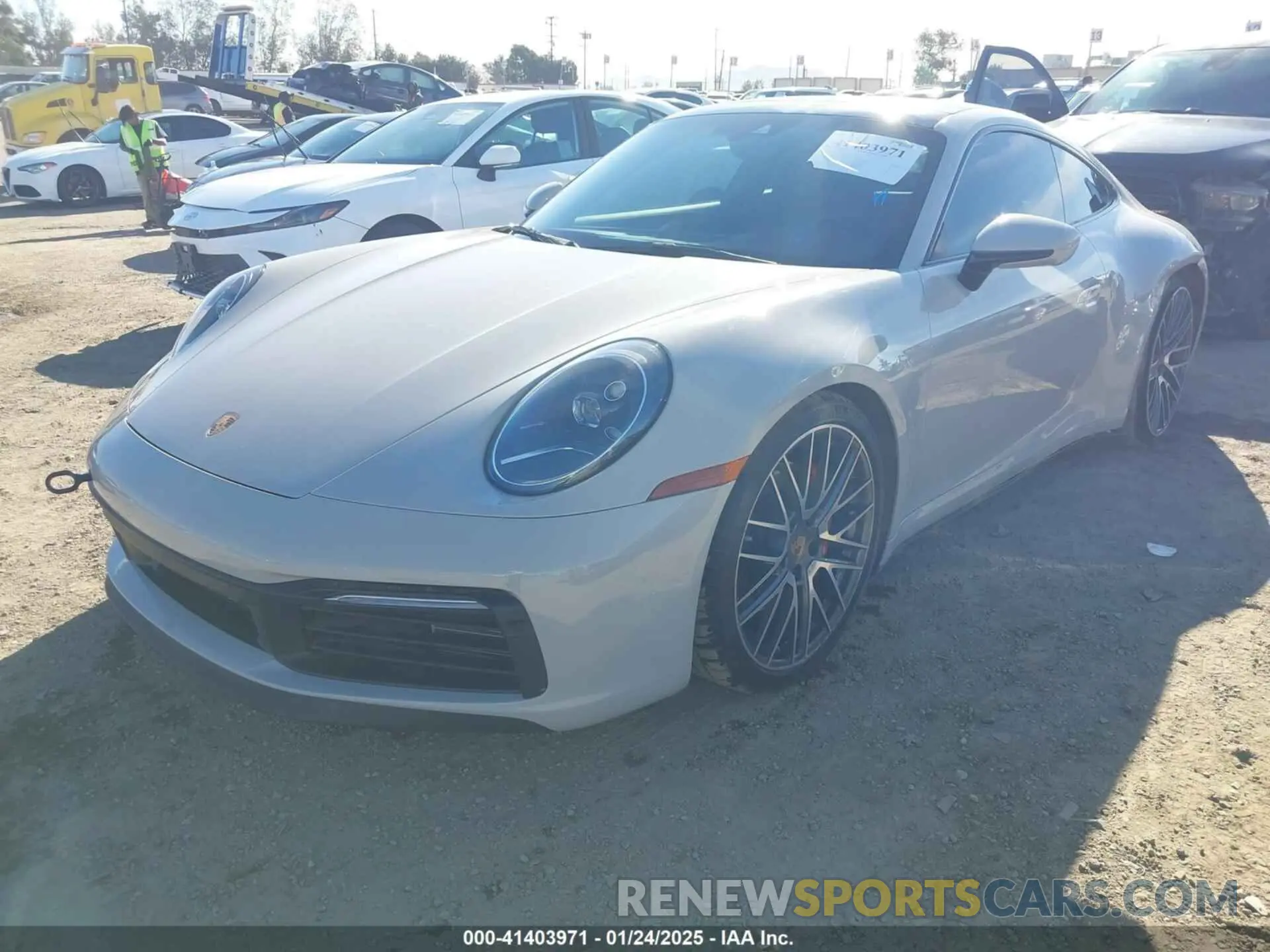 2 Photograph of a damaged car WP0AB2A99RS220309 PORSCHE 911 2024