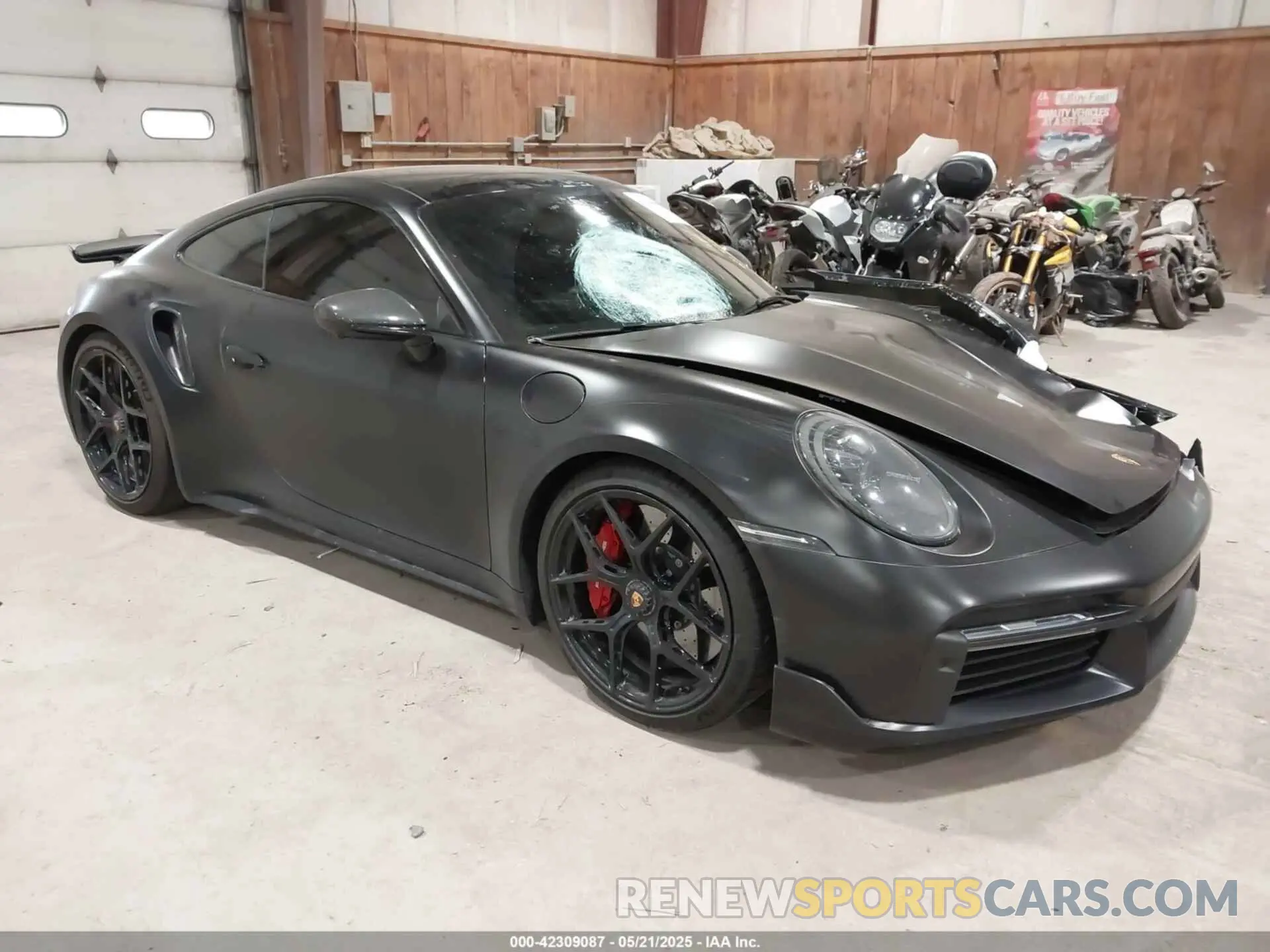 1 Photograph of a damaged car WP0AD2A96RS252418 PORSCHE 911 2024