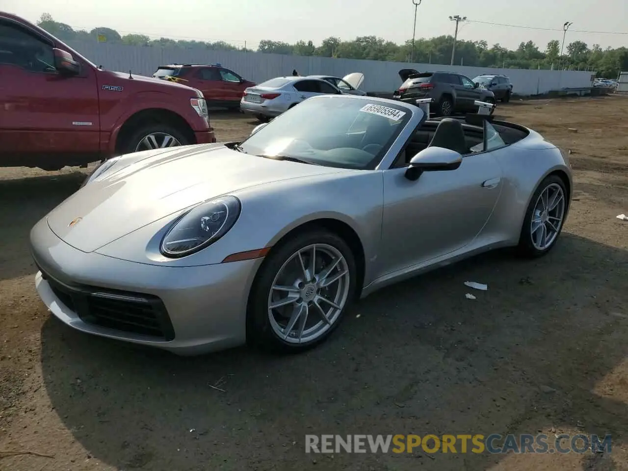 1 Photograph of a damaged car WP0CA2A93RS238669 PORSCHE 911 2024