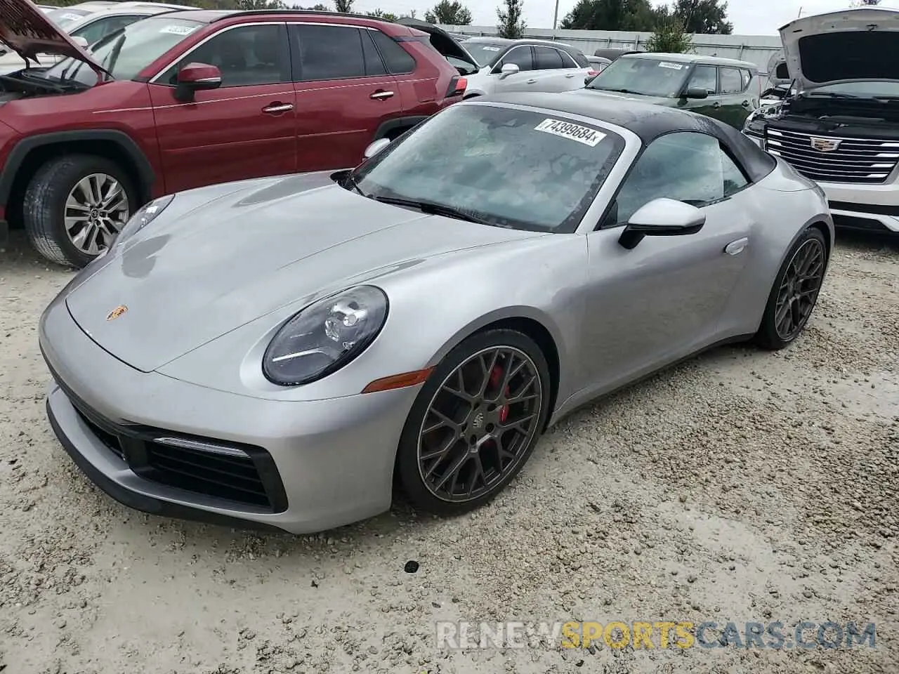 1 Photograph of a damaged car WP0CB2A90RS245379 PORSCHE 911 2024