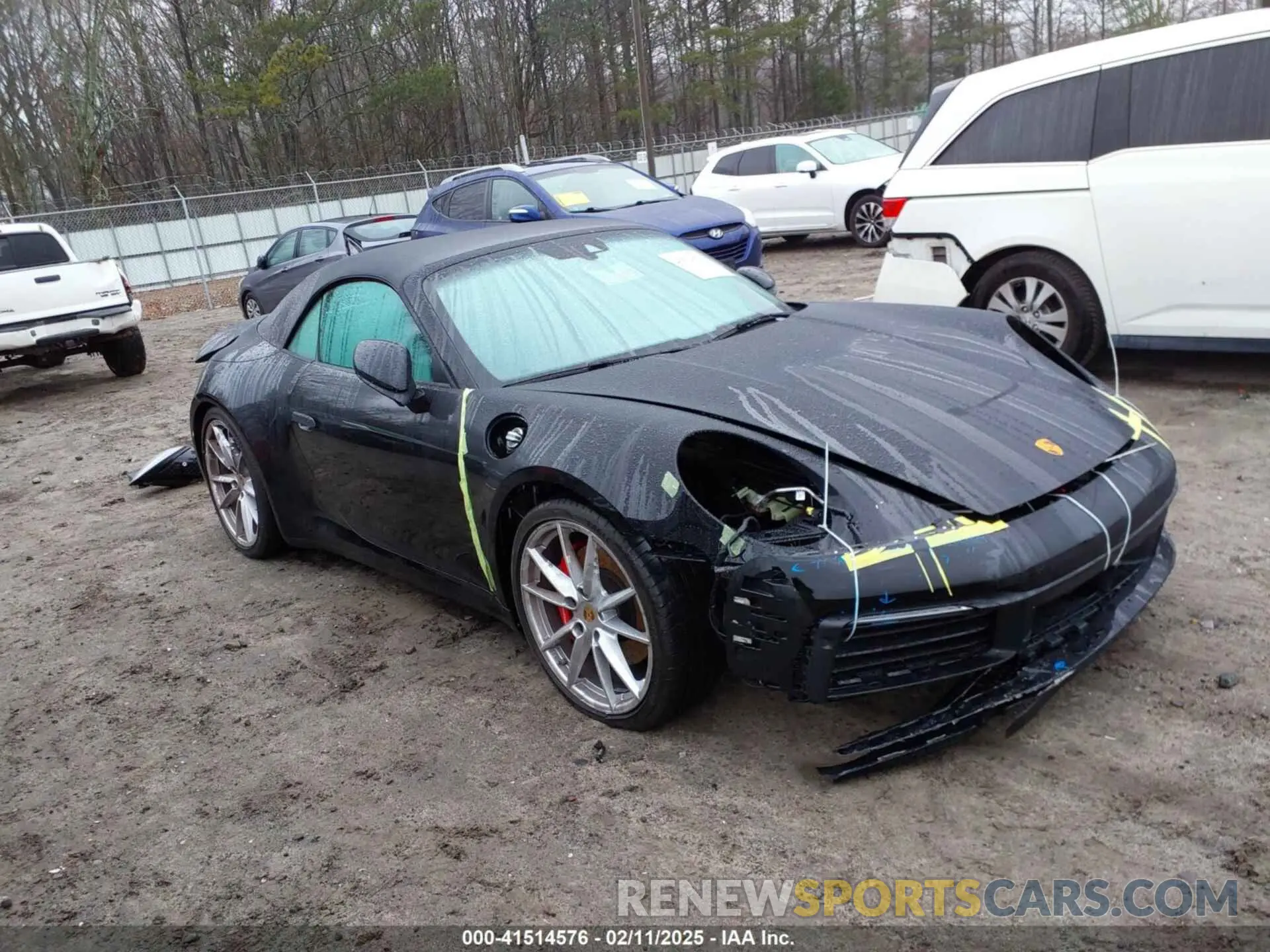 1 Photograph of a damaged car WP0CB2A91RS245259 PORSCHE 911 2024