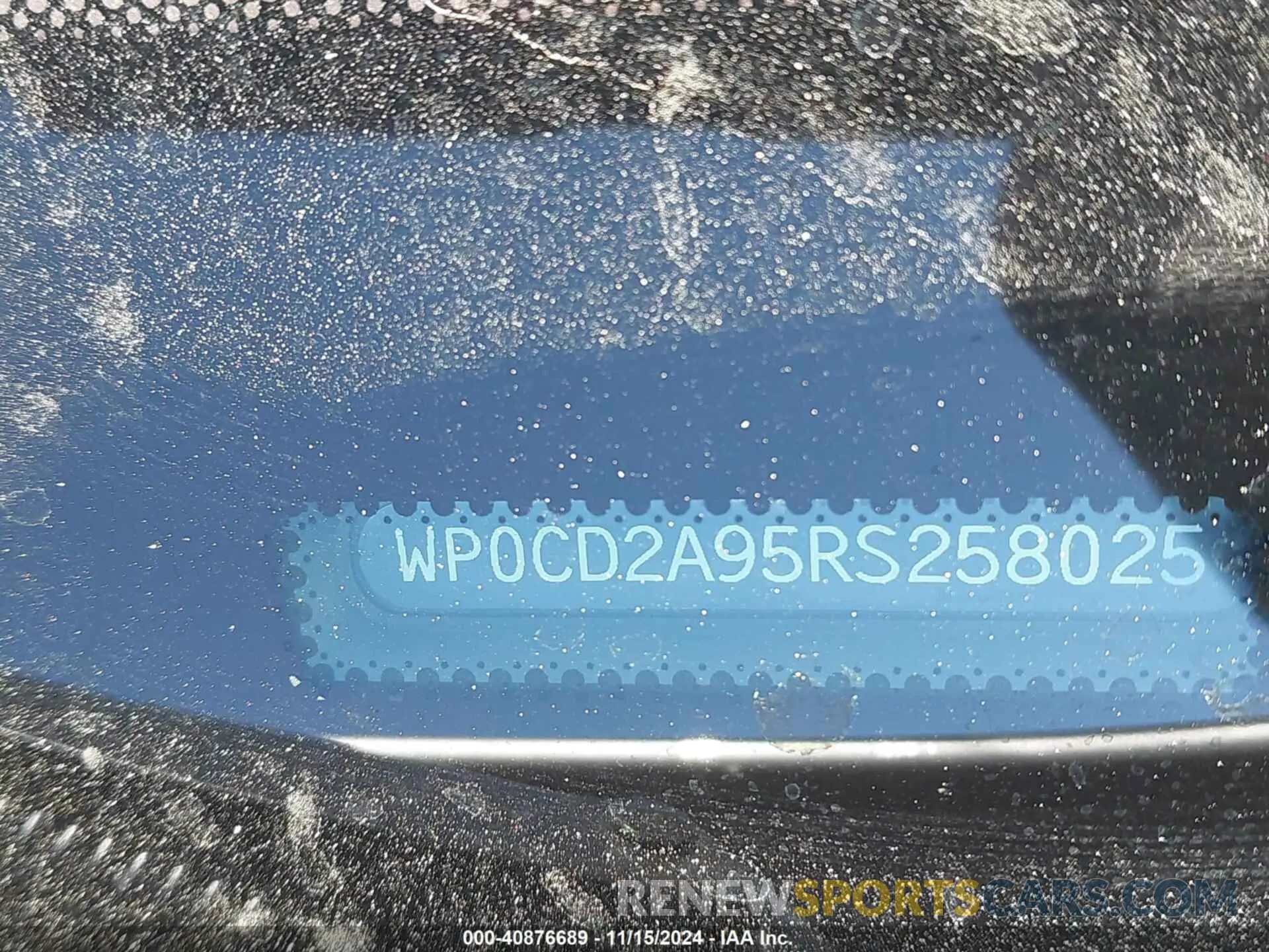 17 Photograph of a damaged car WP0CD2A95RS258025 PORSCHE 911 2024