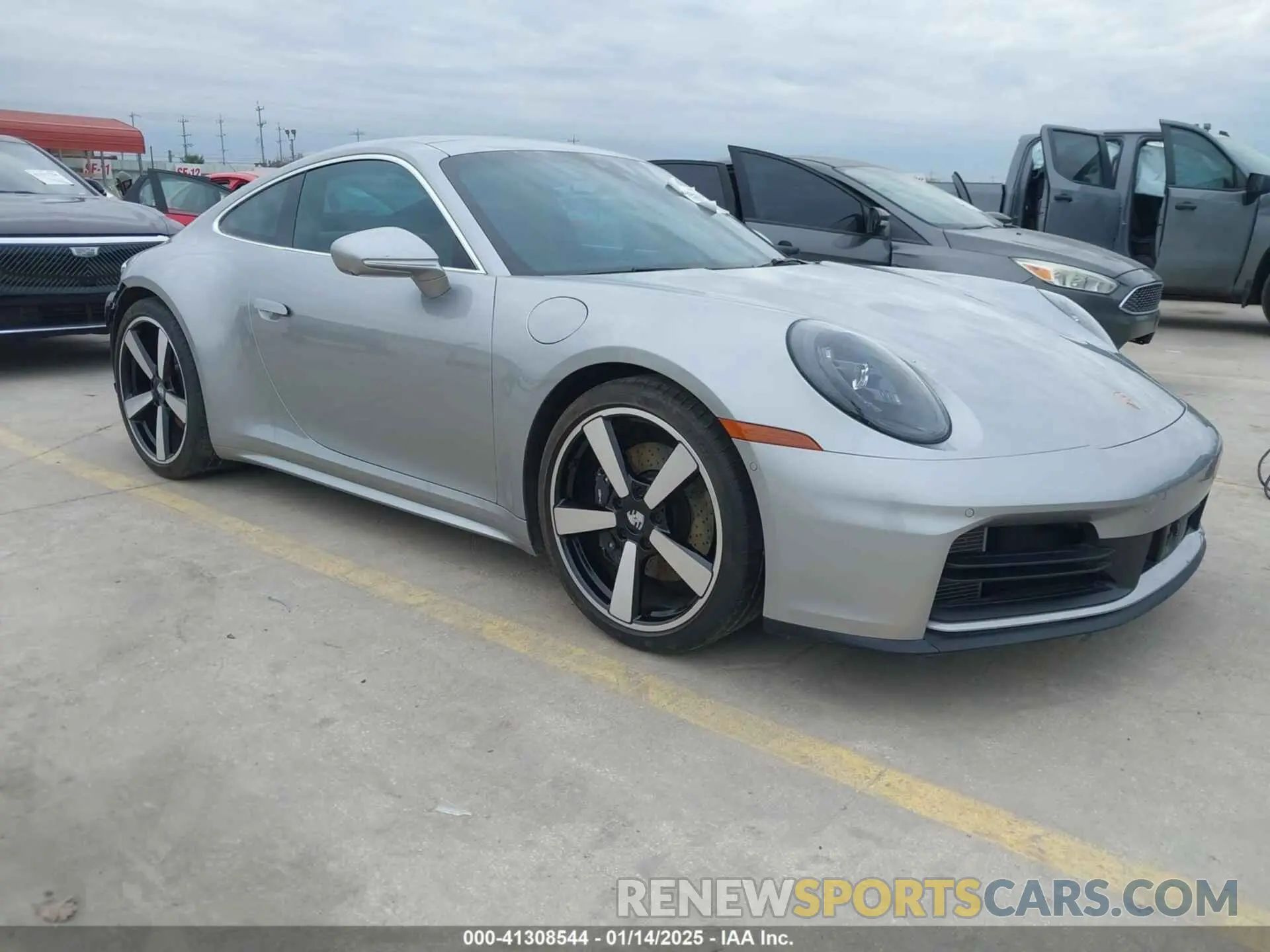 1 Photograph of a damaged car WP0AA2A90SS206758 PORSCHE 911 2025