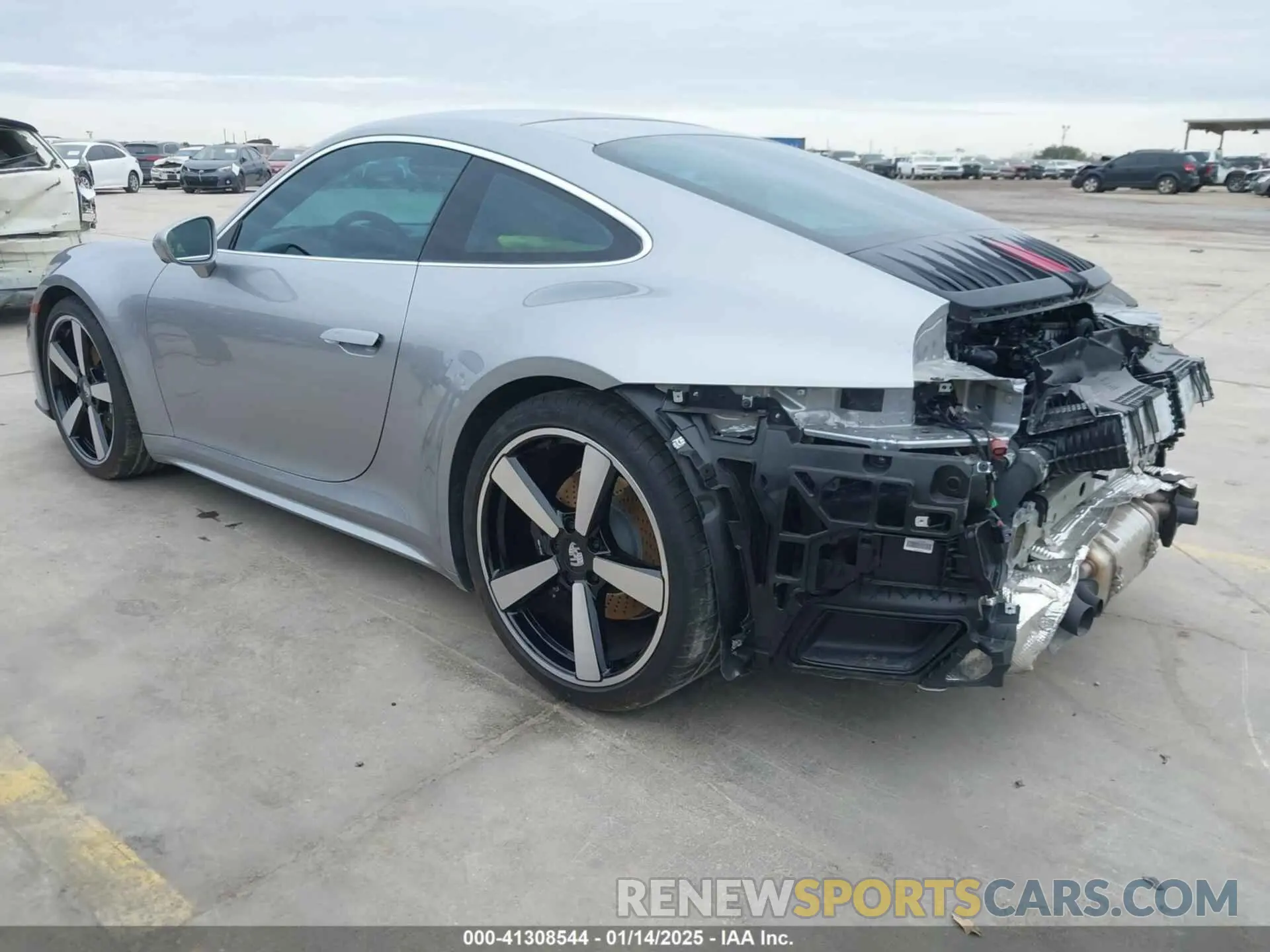 3 Photograph of a damaged car WP0AA2A90SS206758 PORSCHE 911 2025